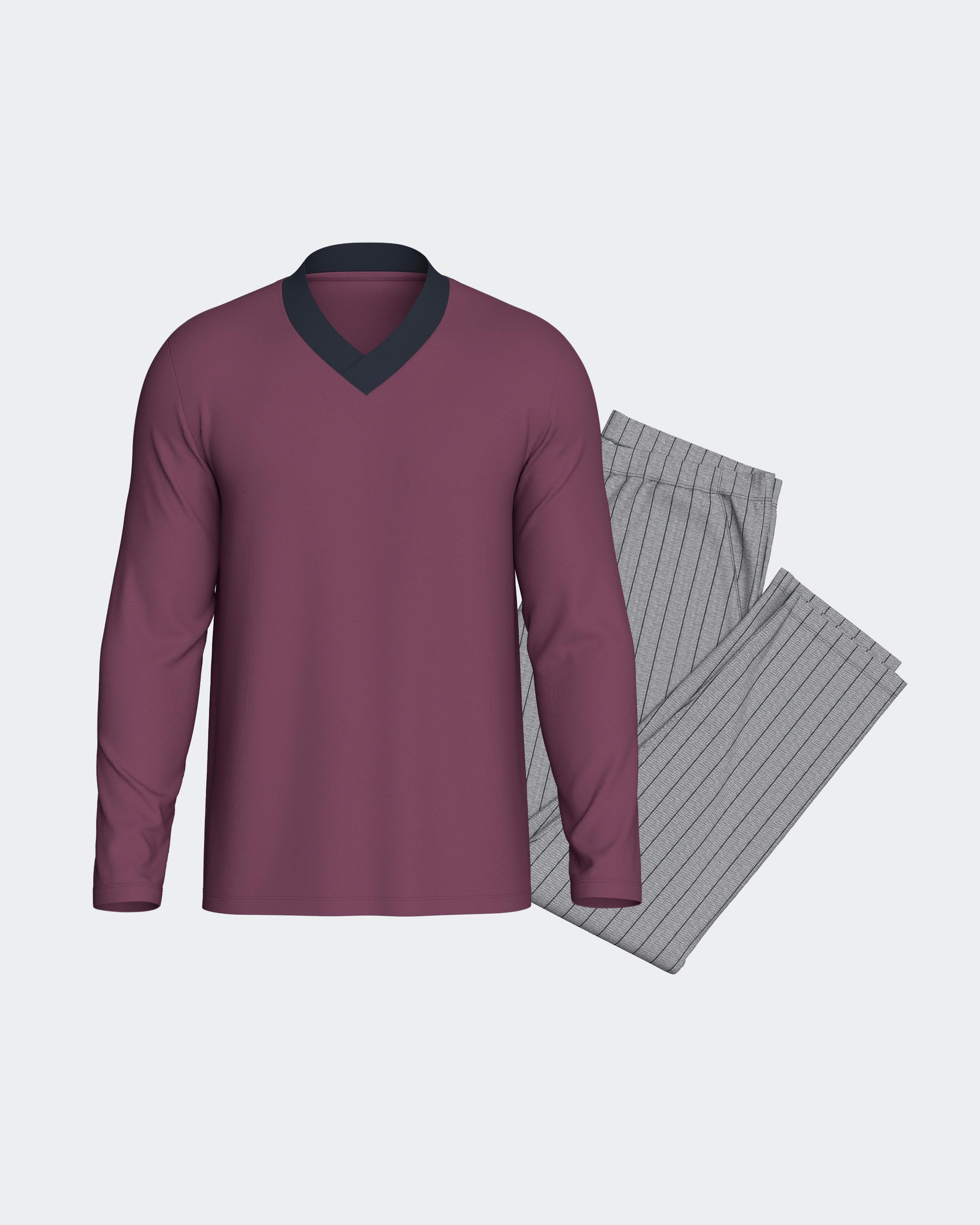 Pijama de homem em Algodão