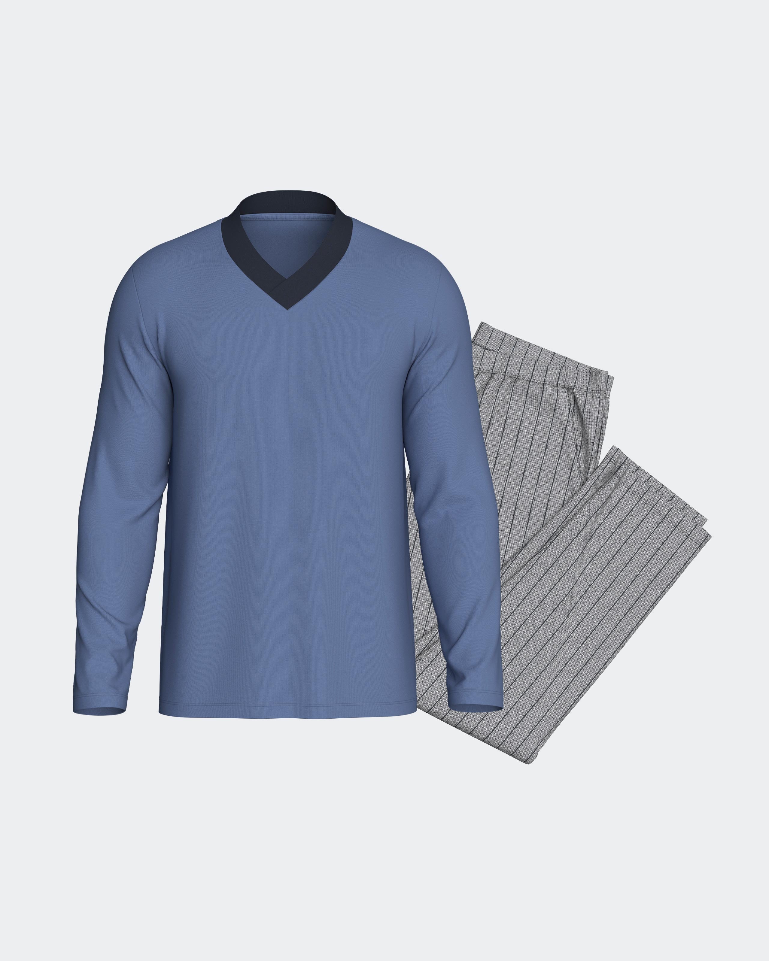 Pijama de homem em Algodão