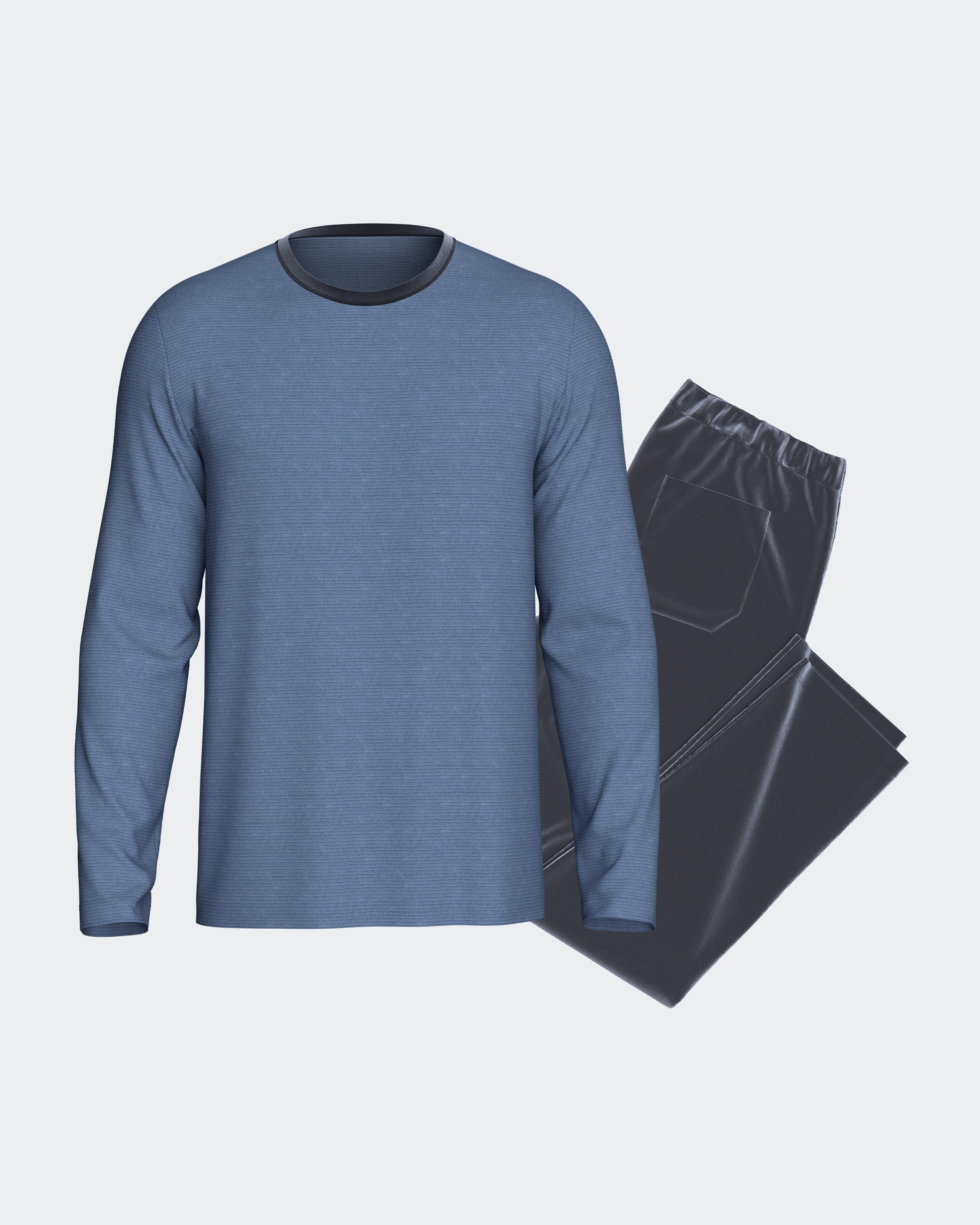 Men's thermal velvet pyjama