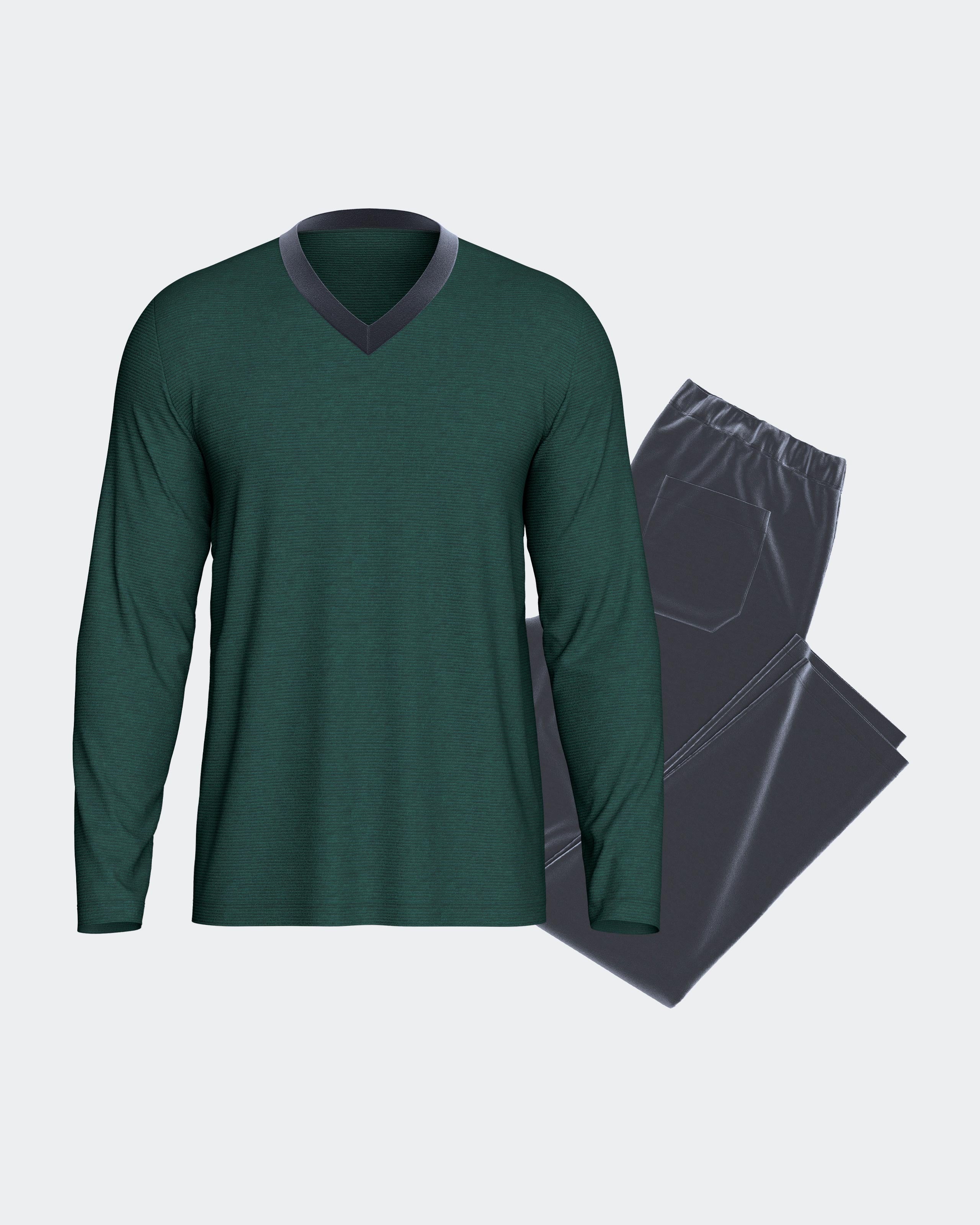 Men's thermal velvet pyjama