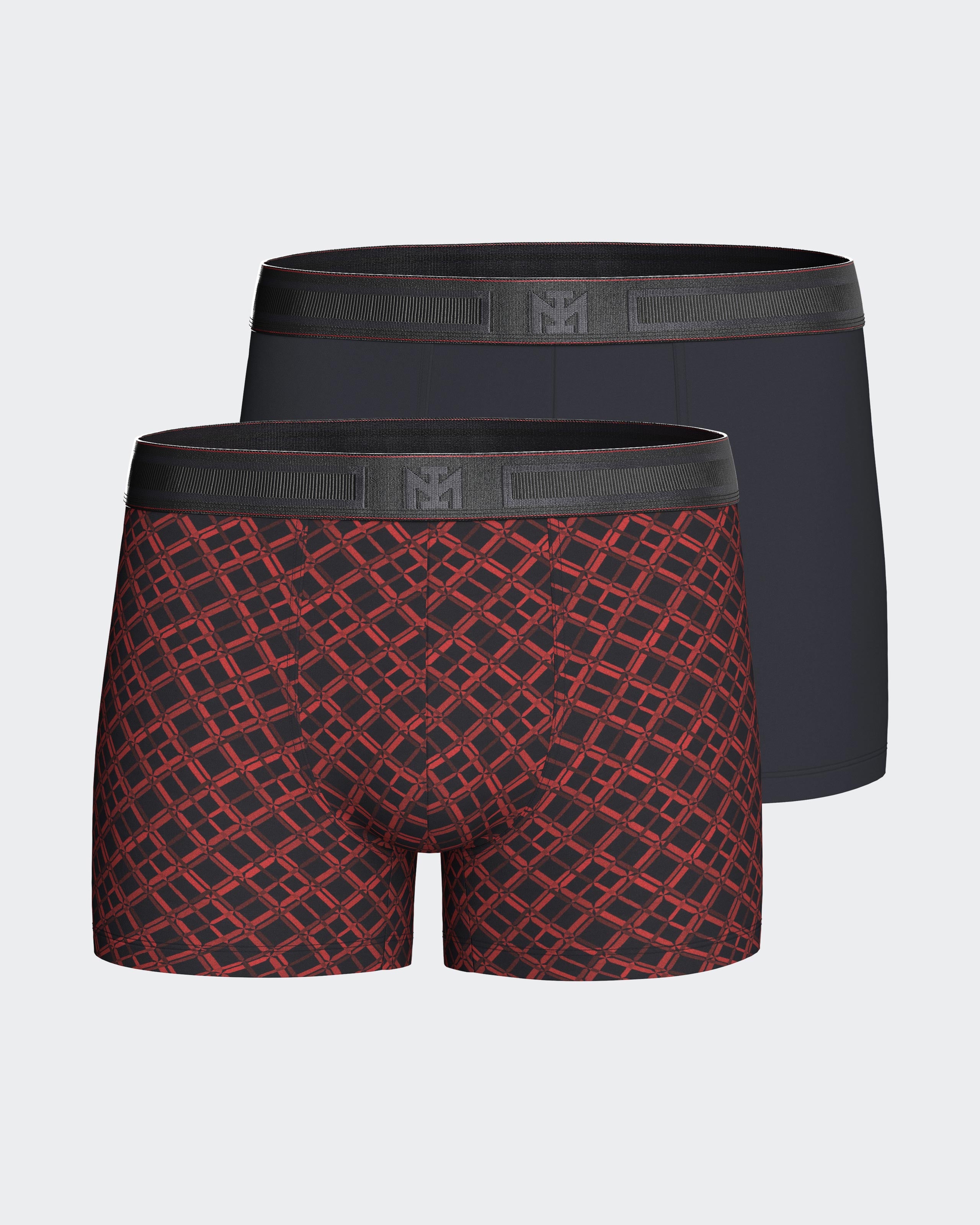 Packung mit 2 Herren-Boxershorts aus Modal