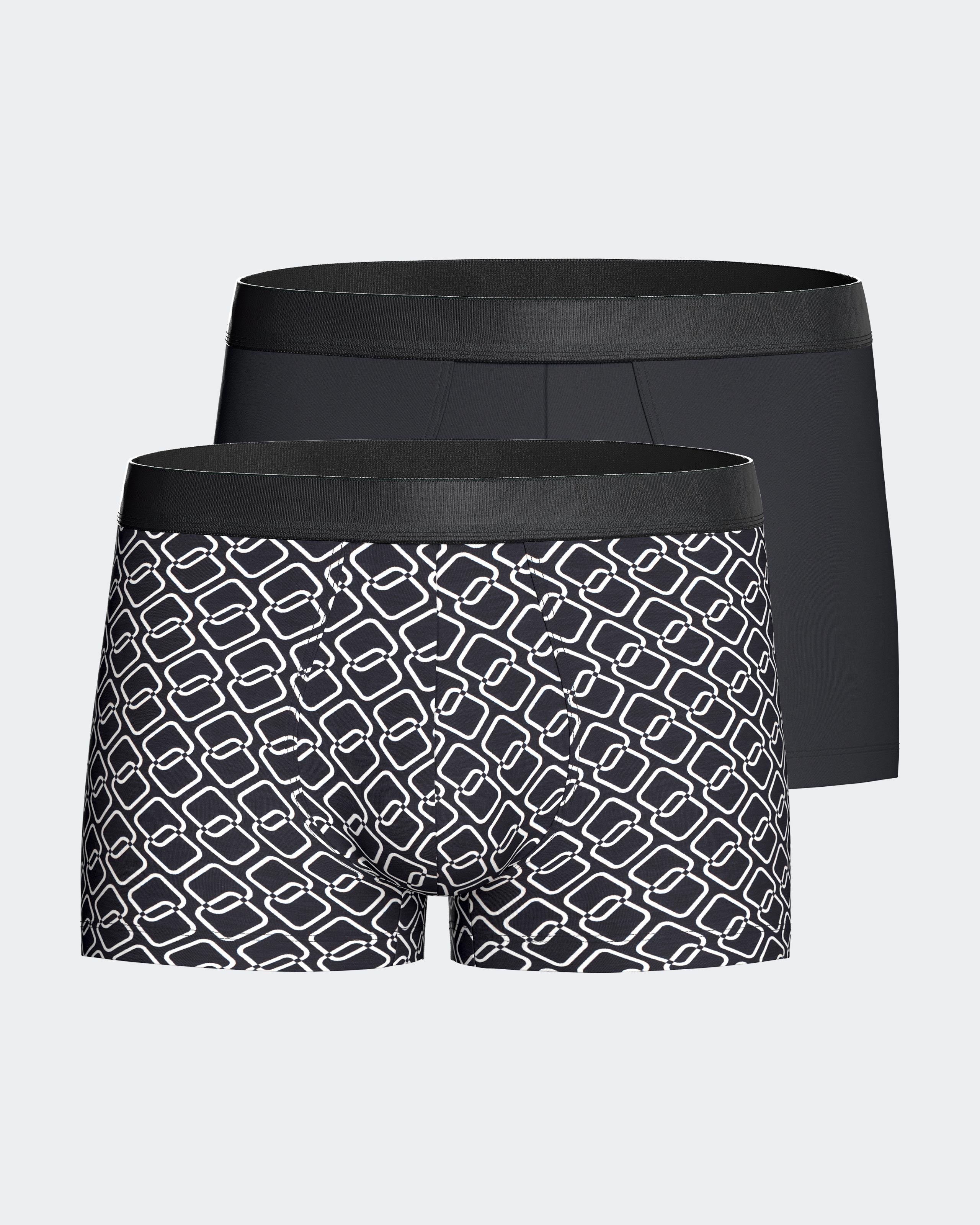 Pack 2 boxers de homem em Lyocell