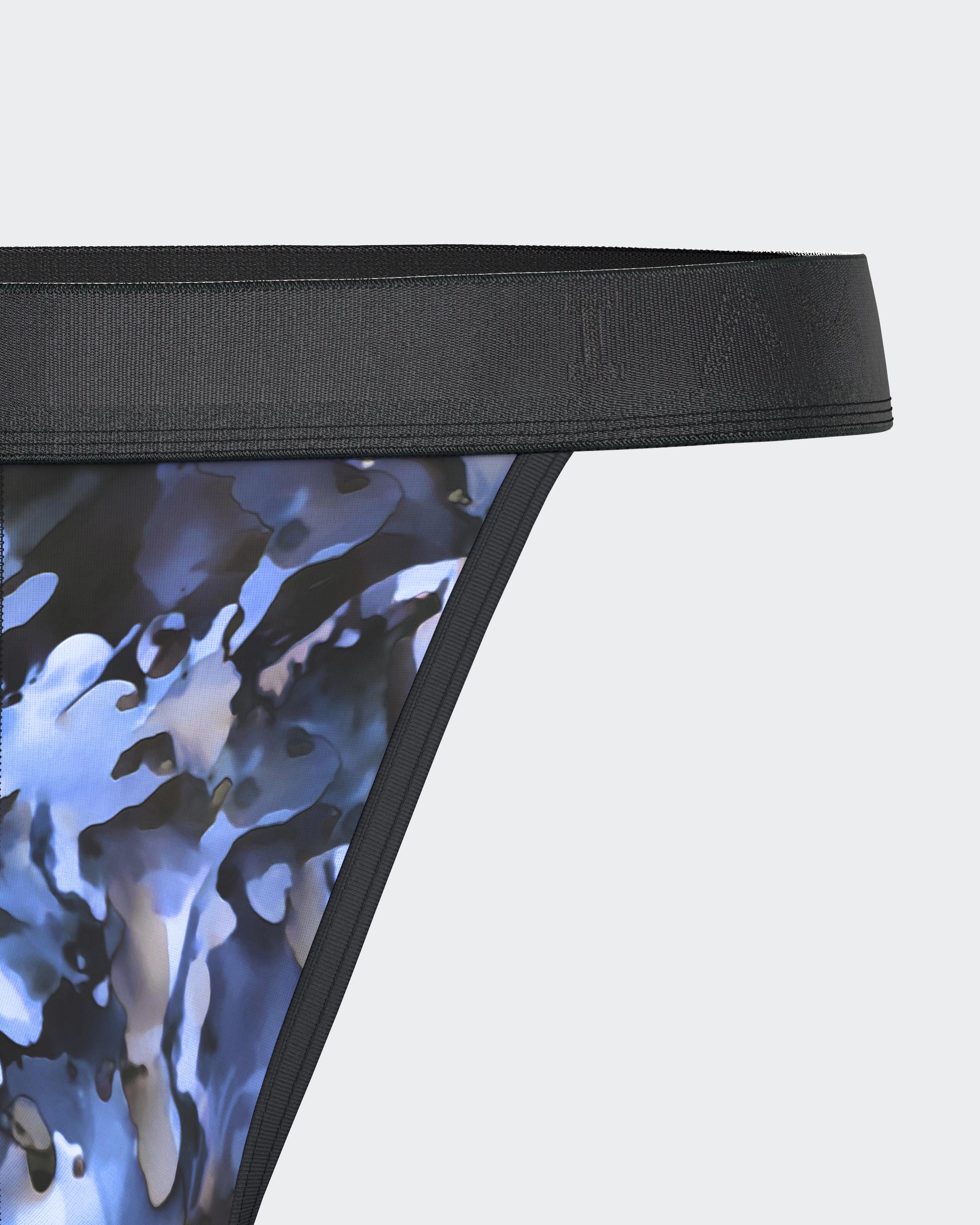 Tanga de hombre estampada en Lyocell