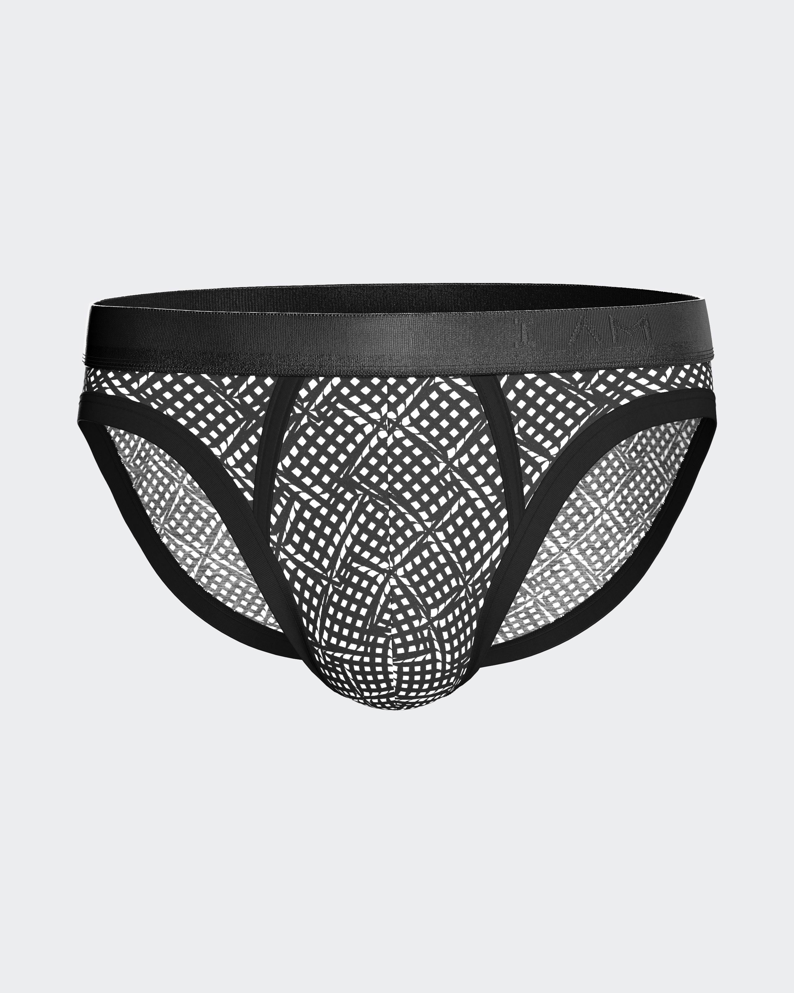 Printed men's brief in Lyocell