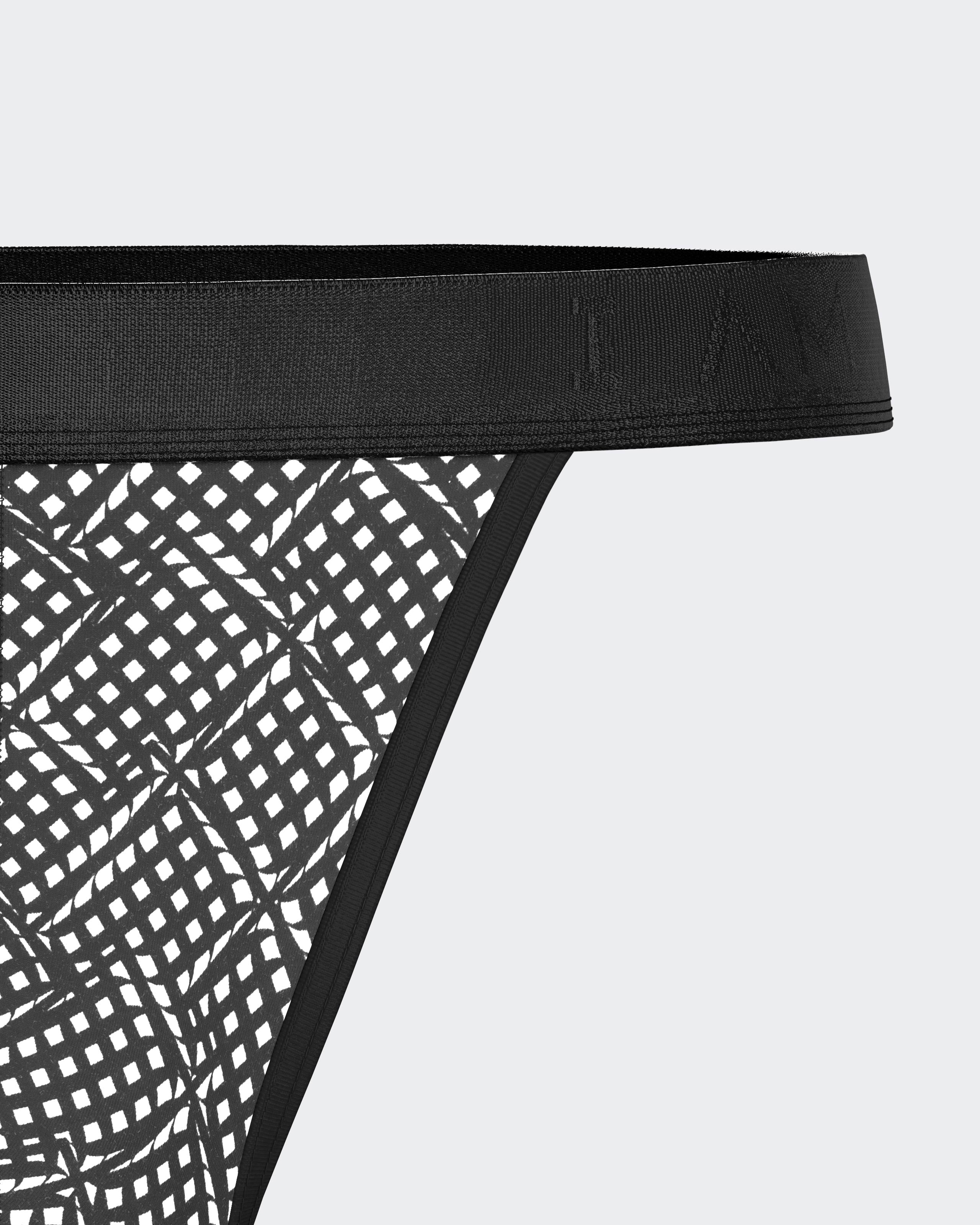 String de homem estampado em Lyocell