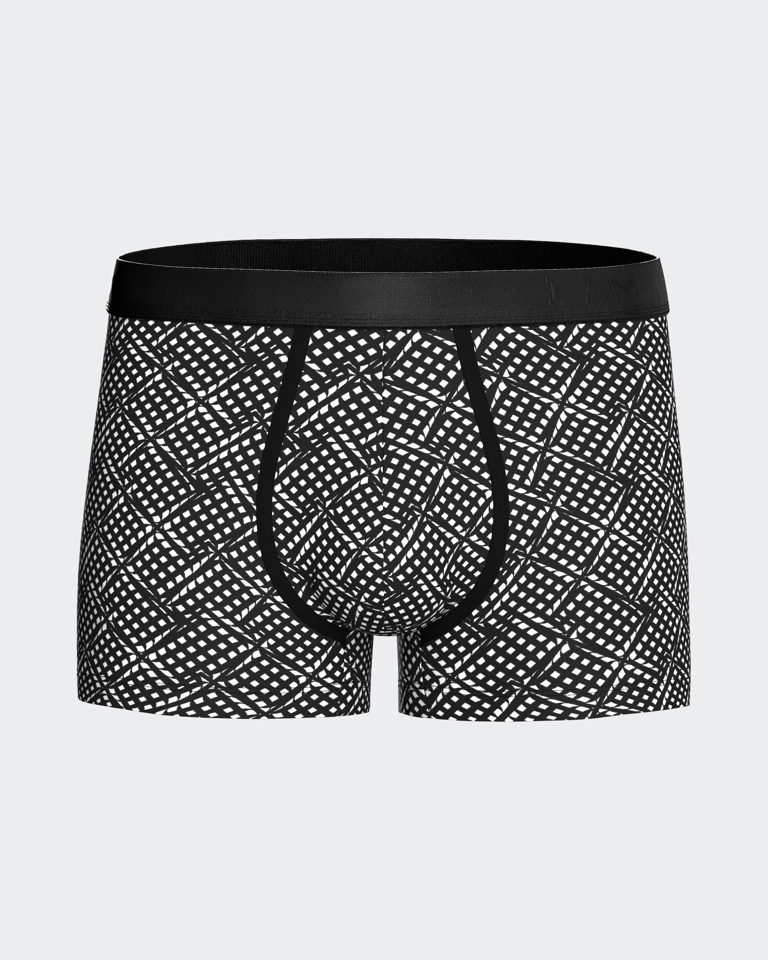 Boxer de homem estampado em Lyocell