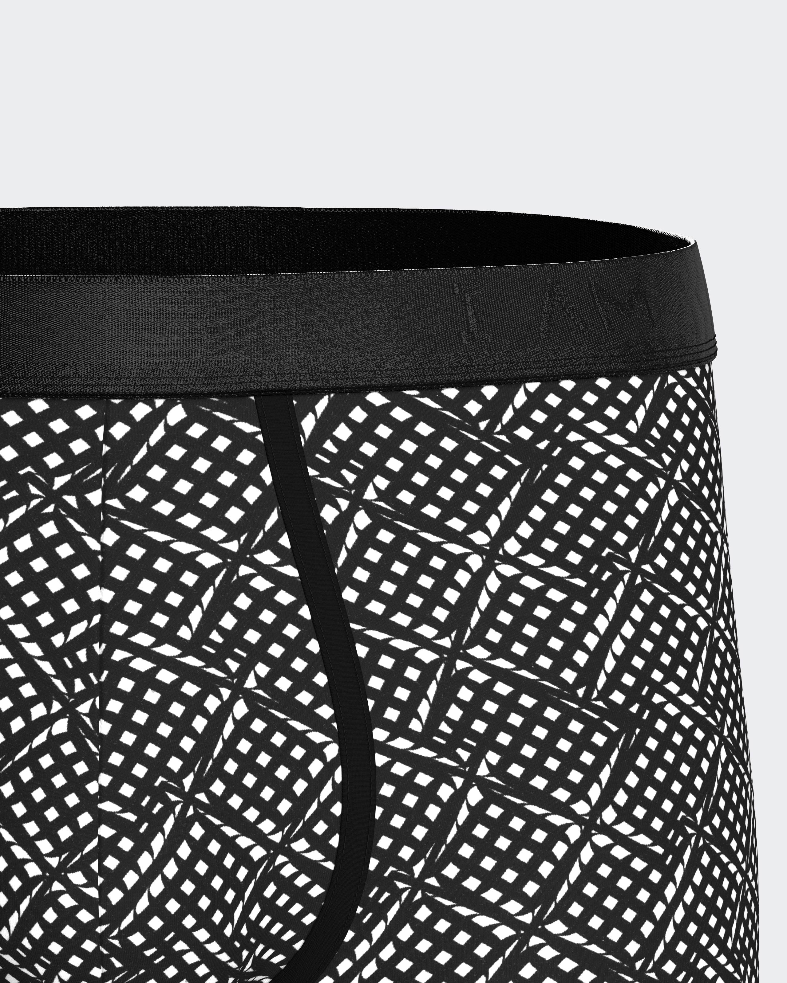 Boxer de homem estampado em Lyocell