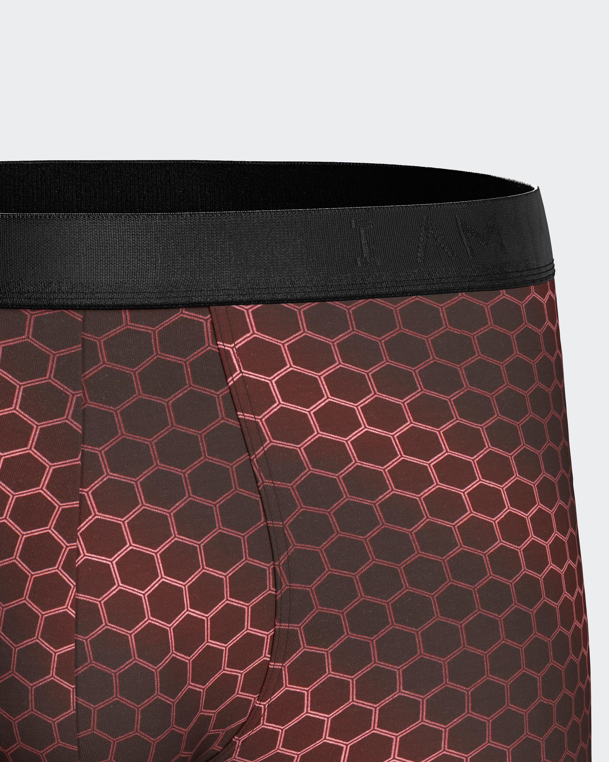 Boxer de homem estampado em Lyocell