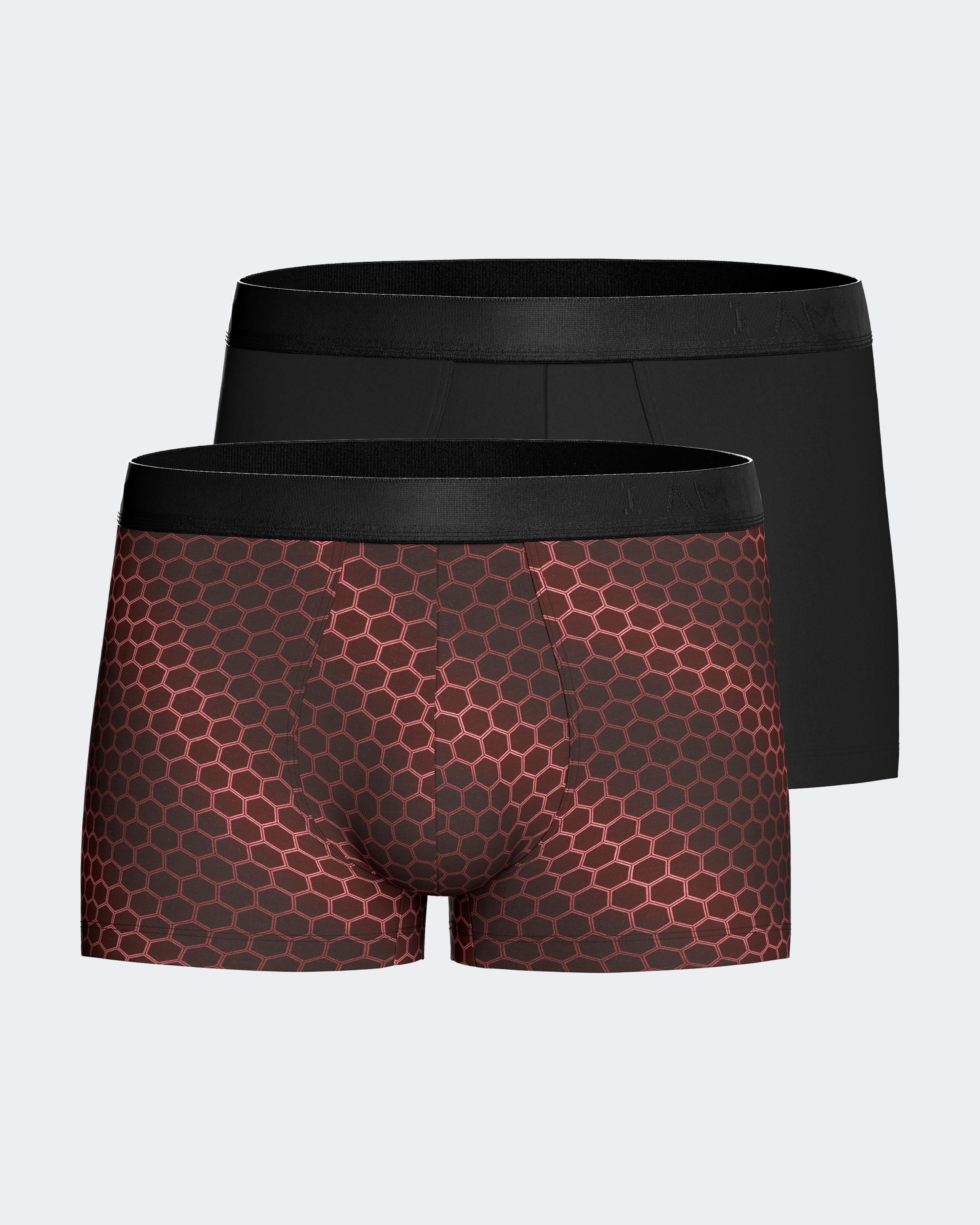 Pack of 2 men's boxers in Lyocell