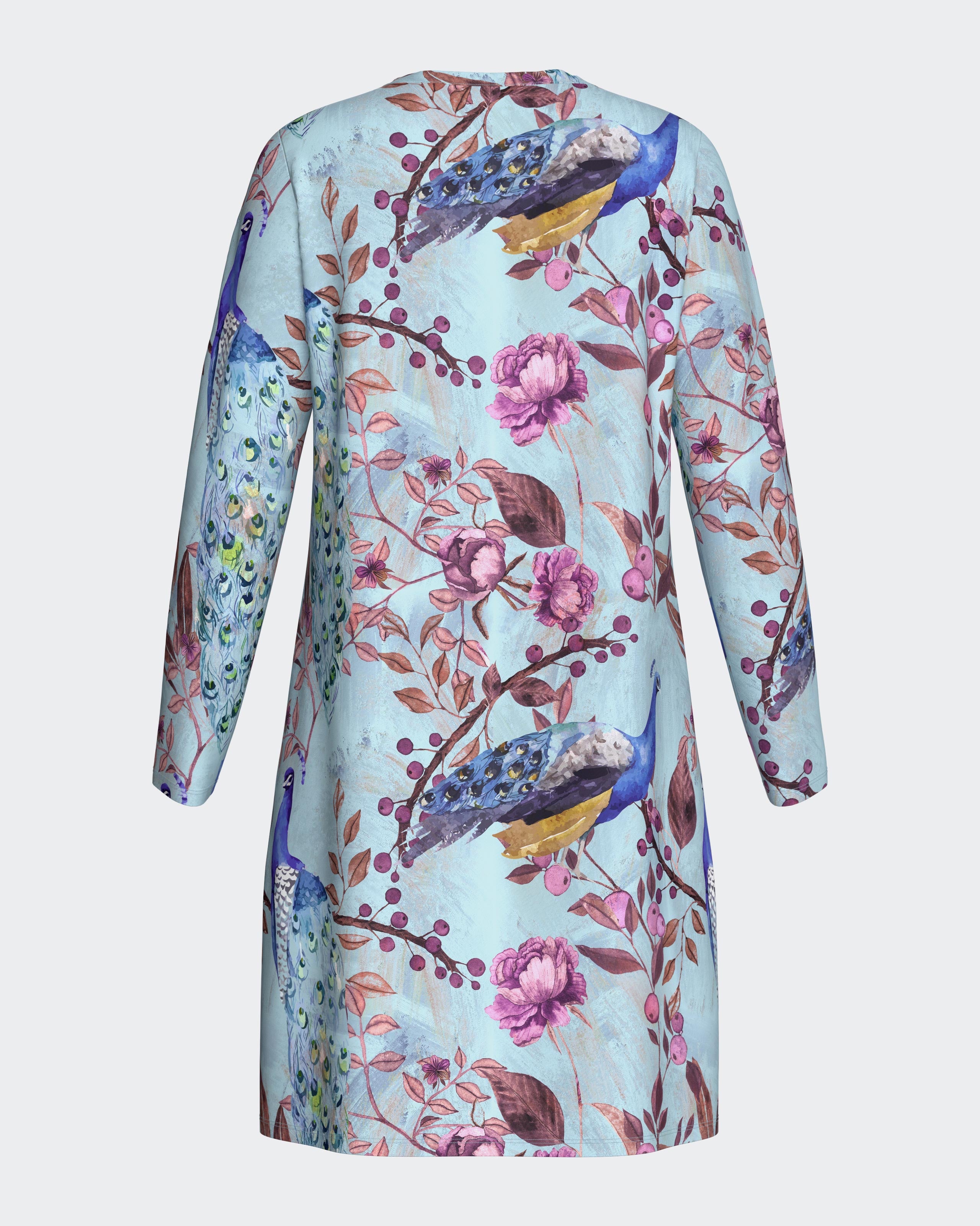 Camisa de dormir estampado oriental em Modal