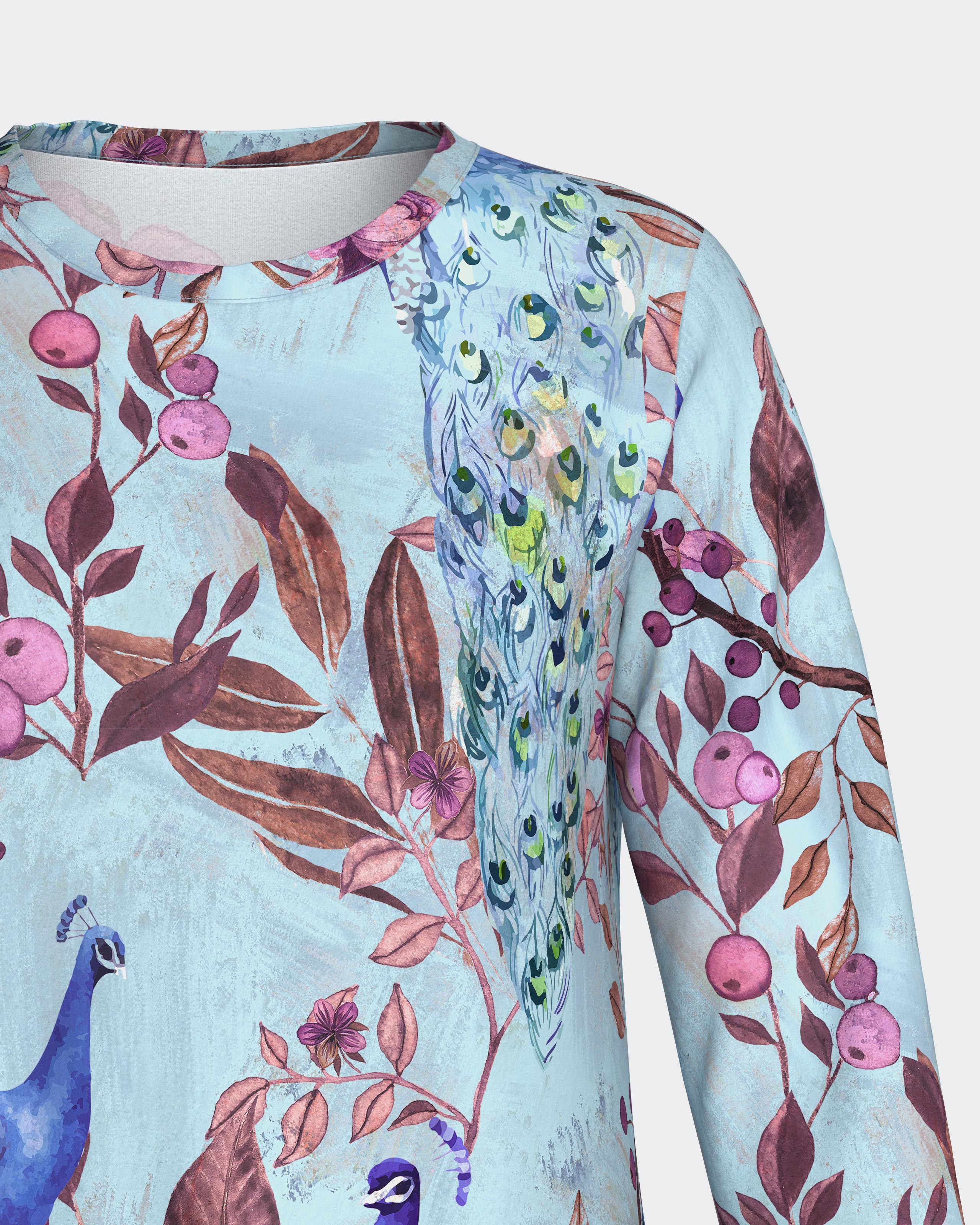 Oriental print nightdress in Modal
