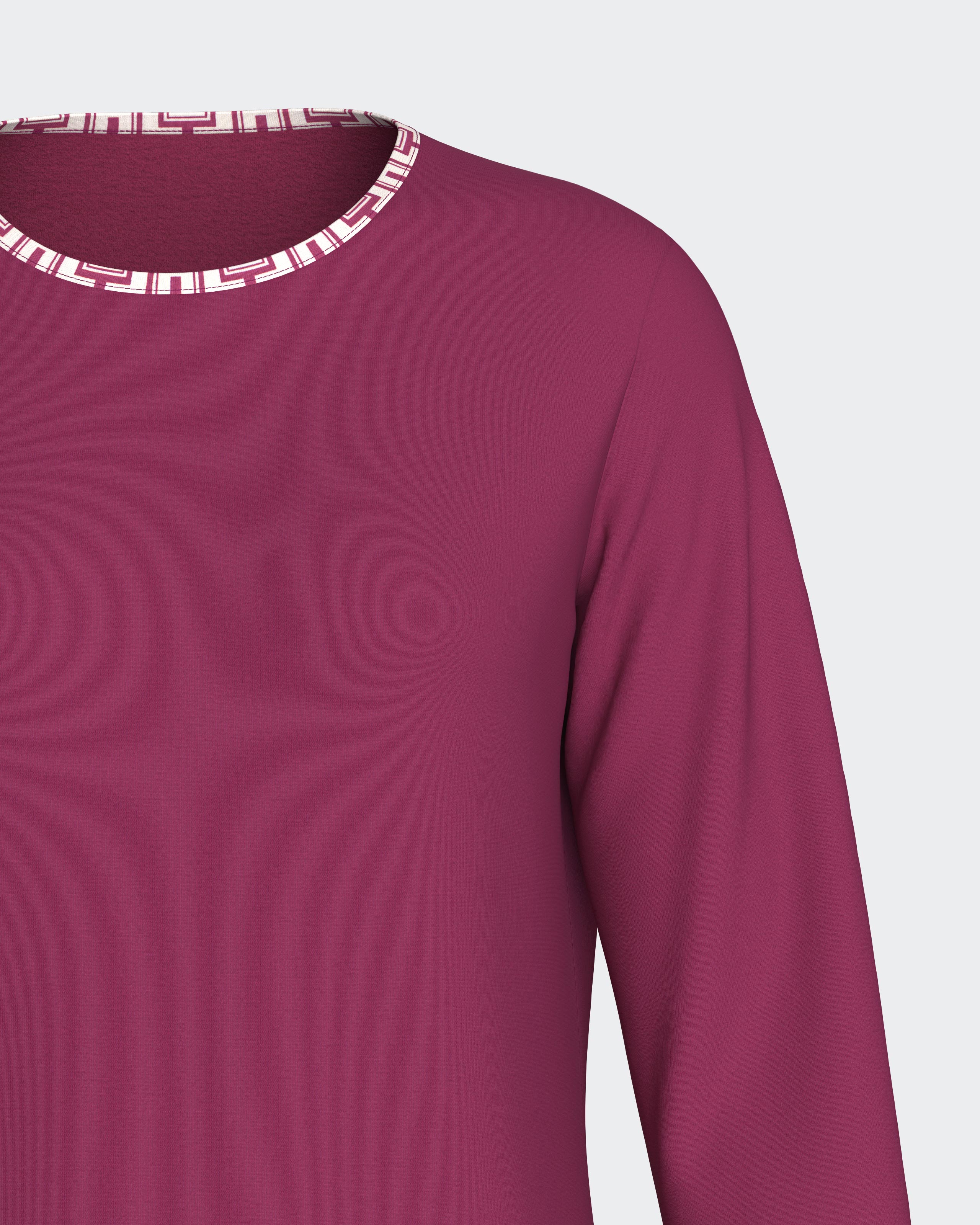 Pyjama imprimé en coton modal