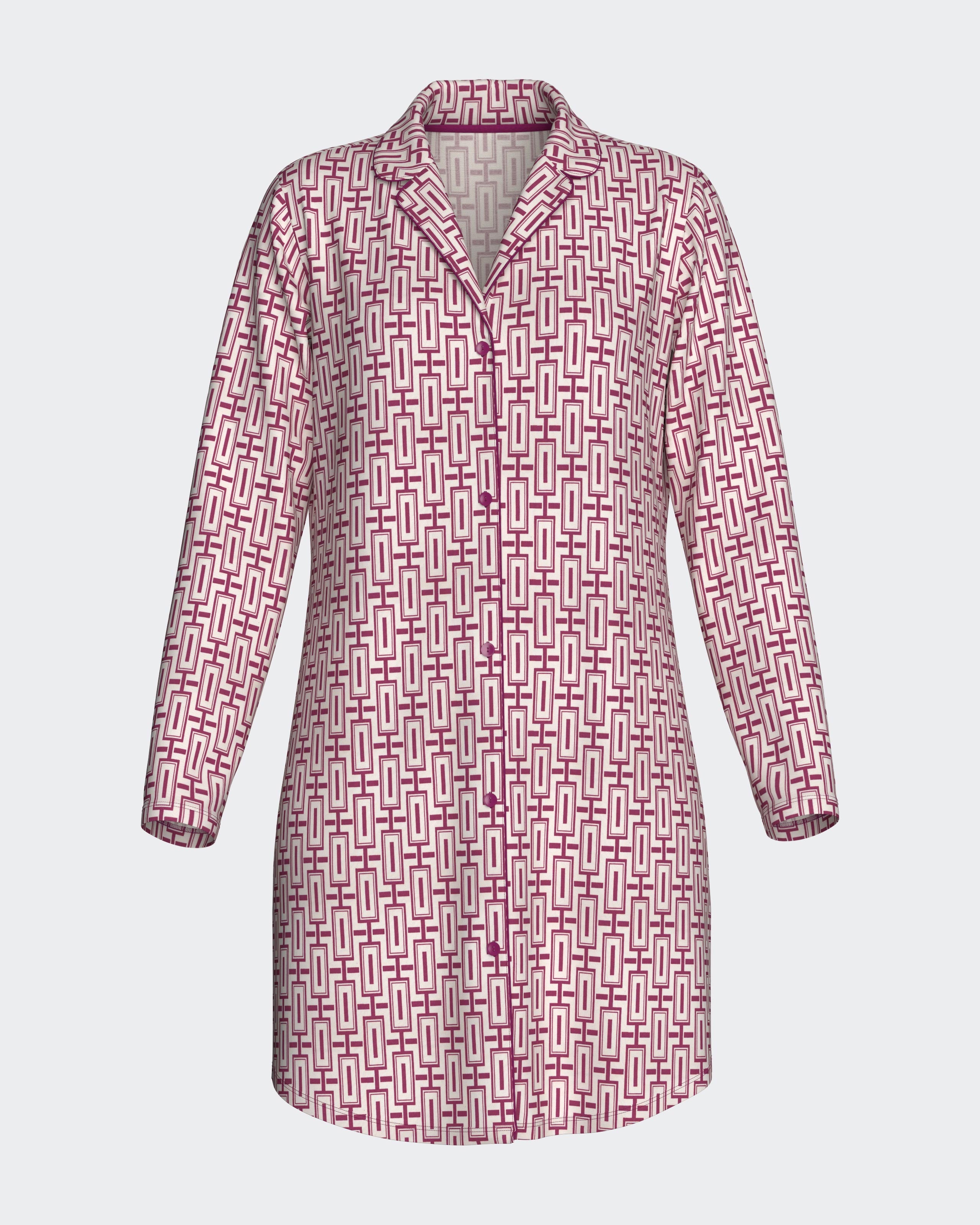 Cotton Modal printed nightdress