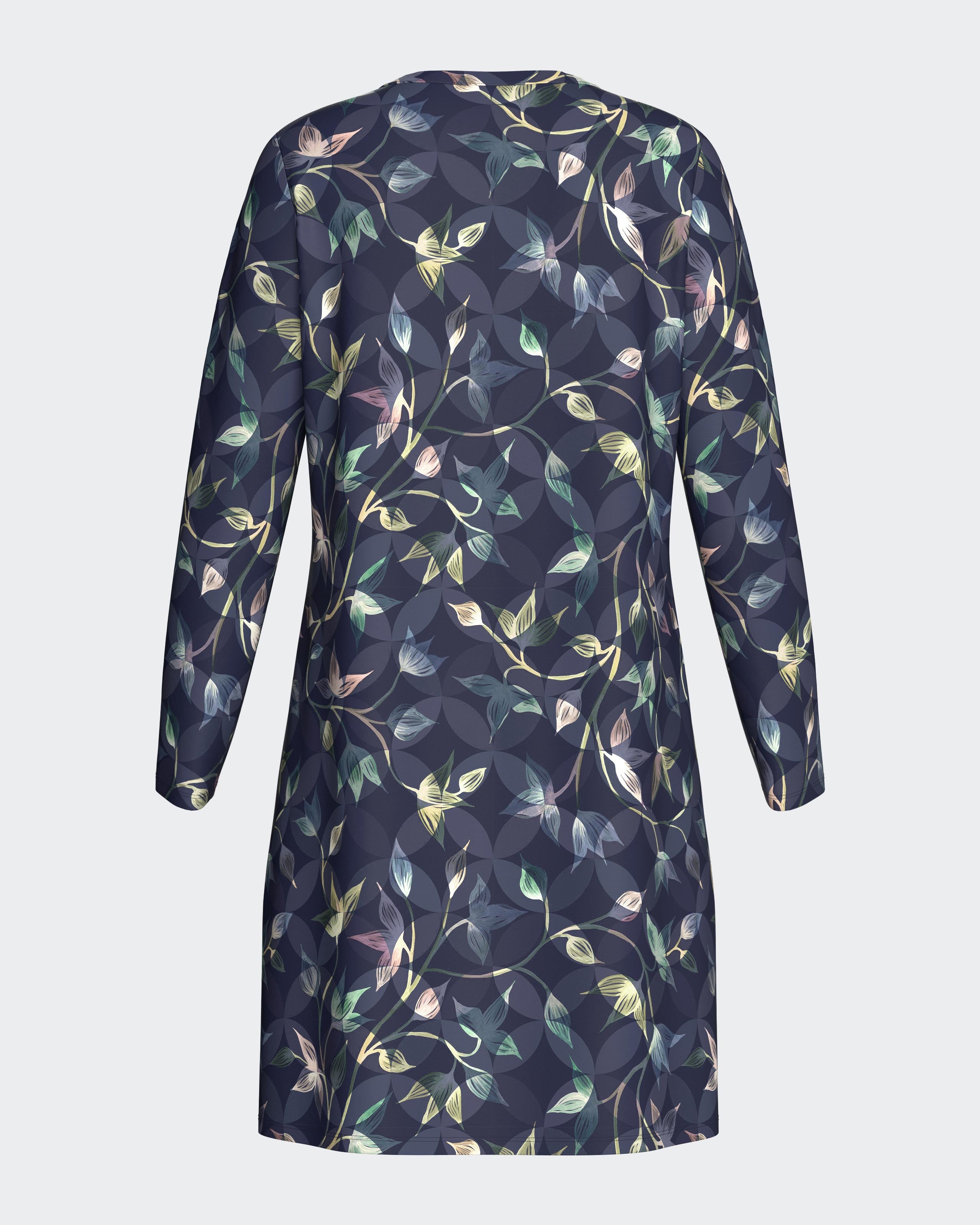 Chemise de nuit en modal à imprimé floral