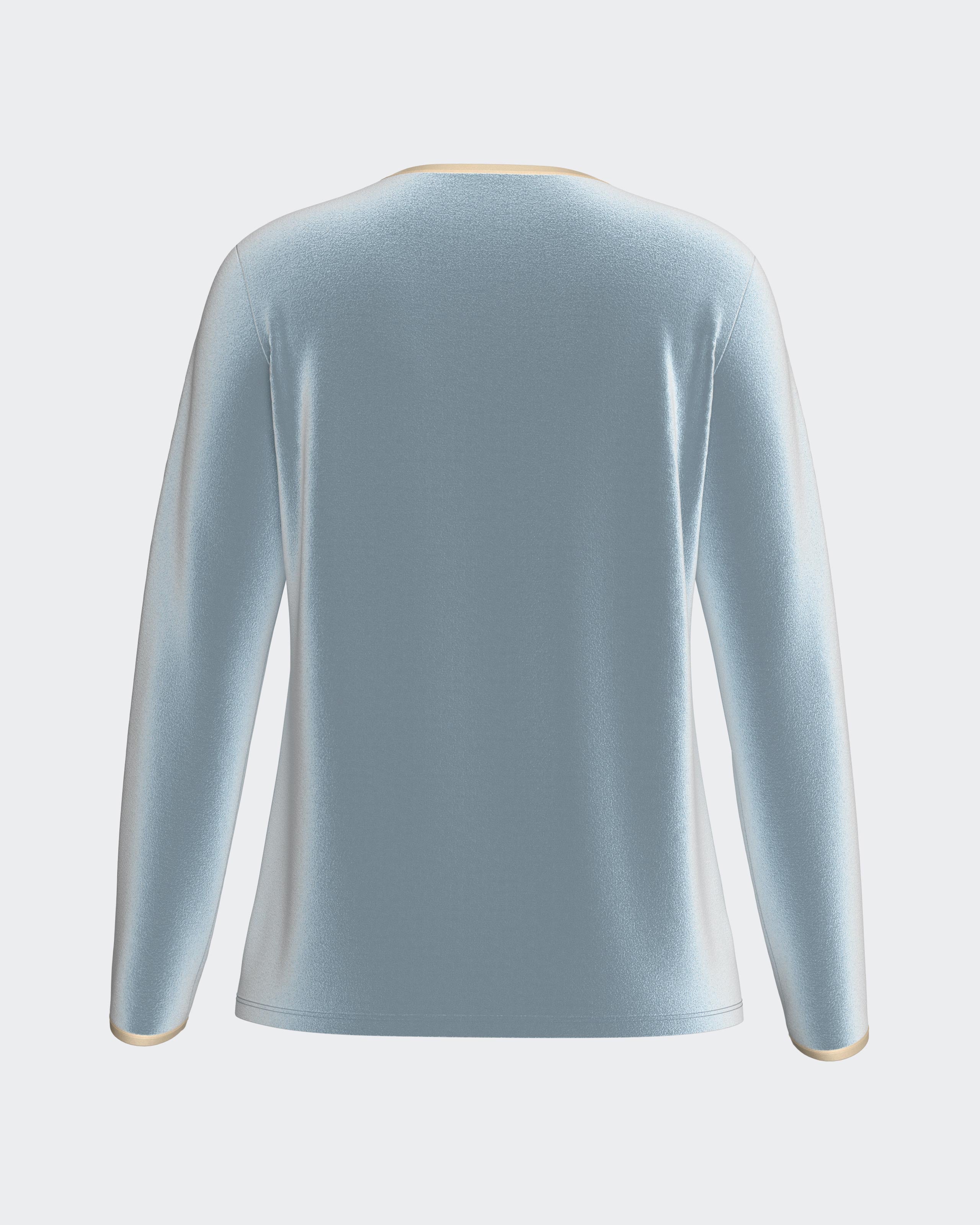 Women's velvet pyjama in Cotton Modal