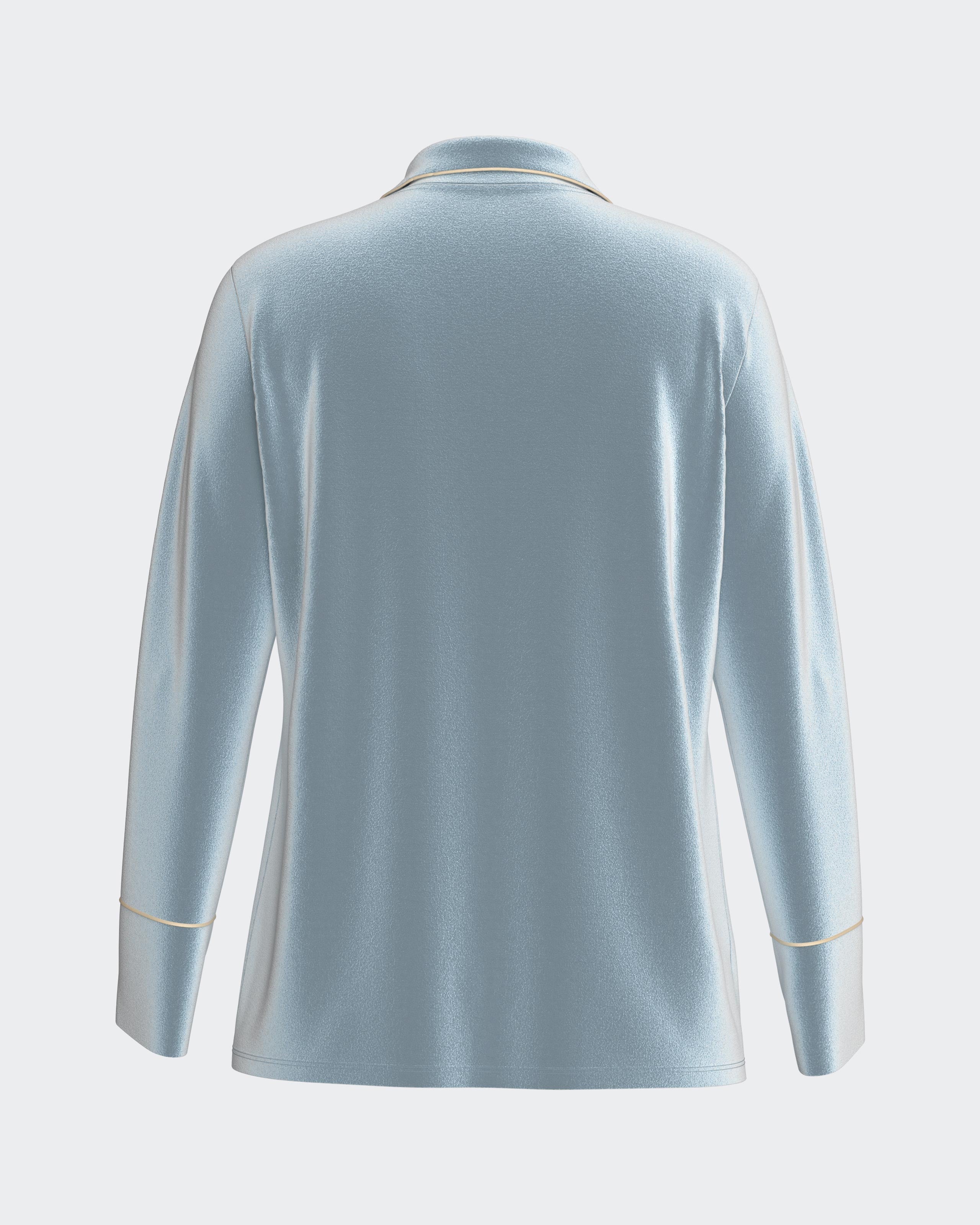 Women's velvet pyjama in Cotton Modal