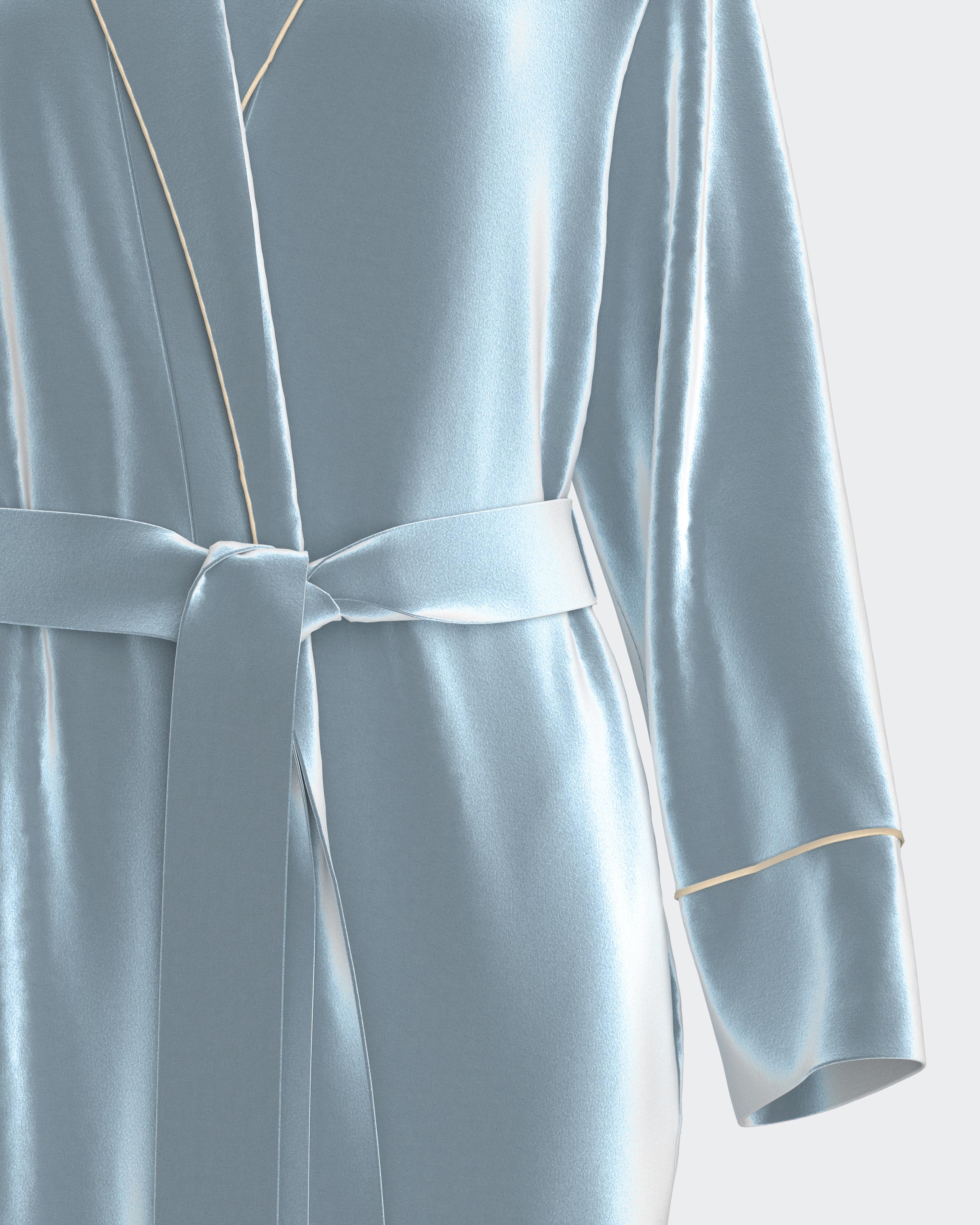 Peignoir long en velours