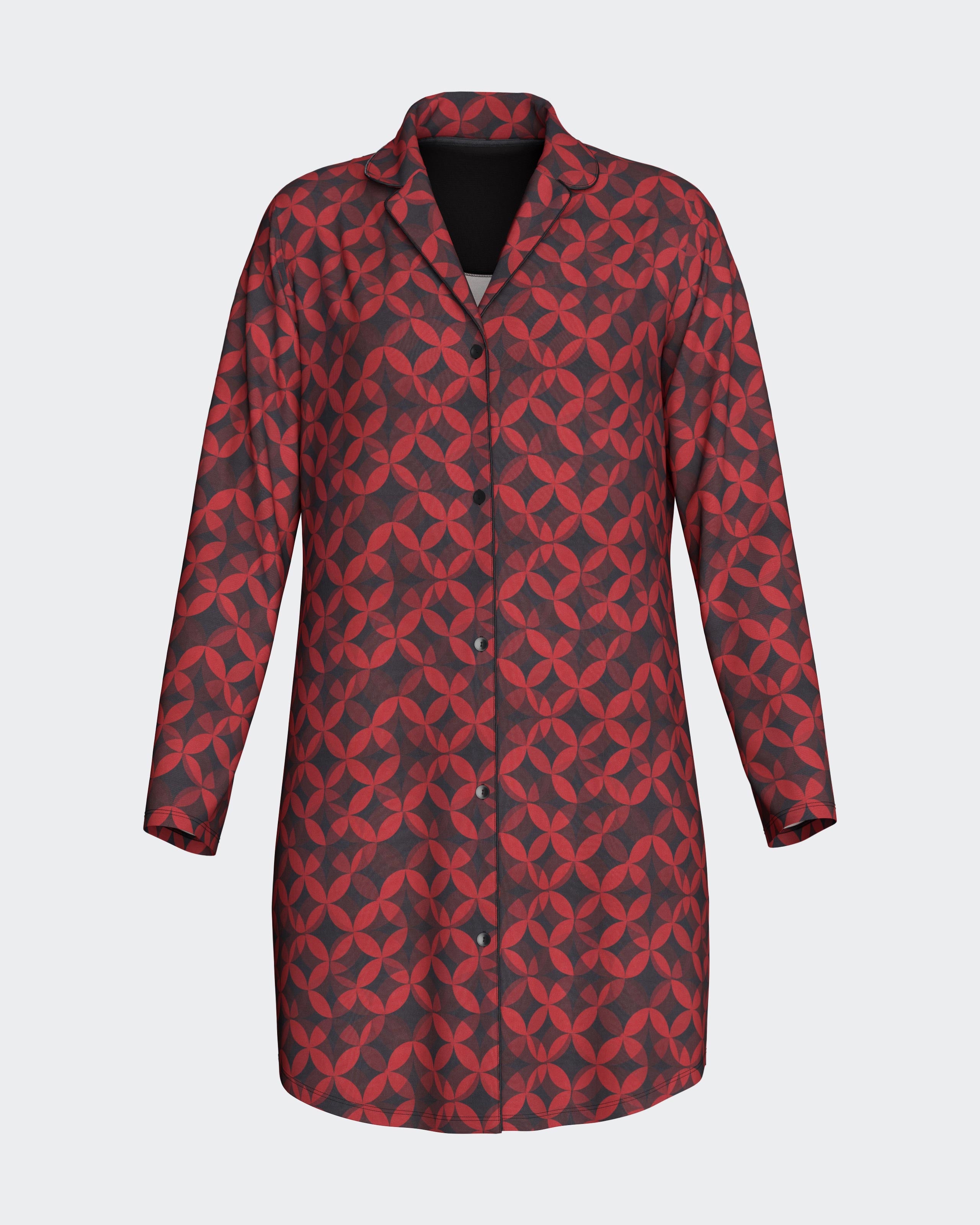 Nightdress in Recycled Modal and Polyester