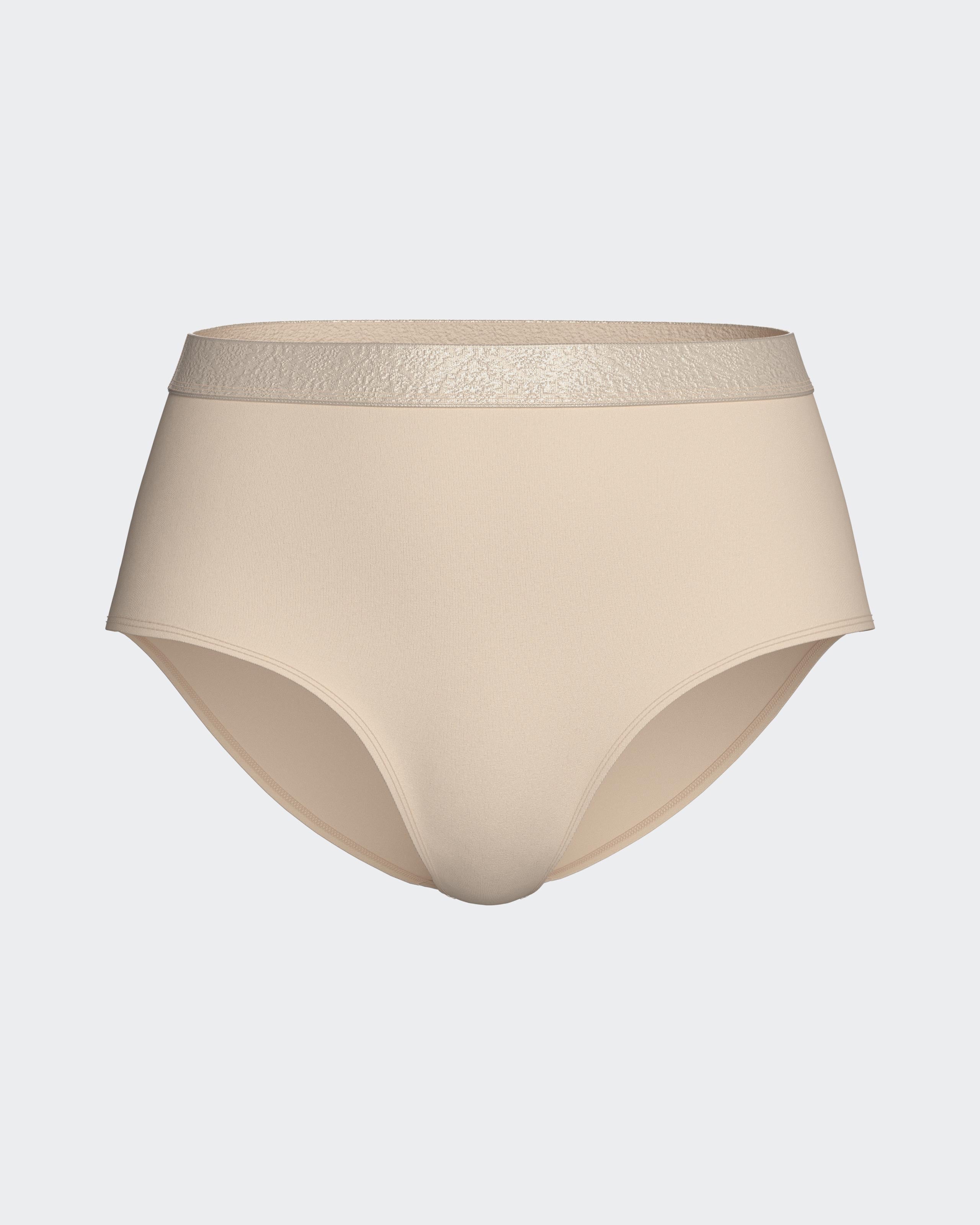 Panties with elasticated high-waist in Modal