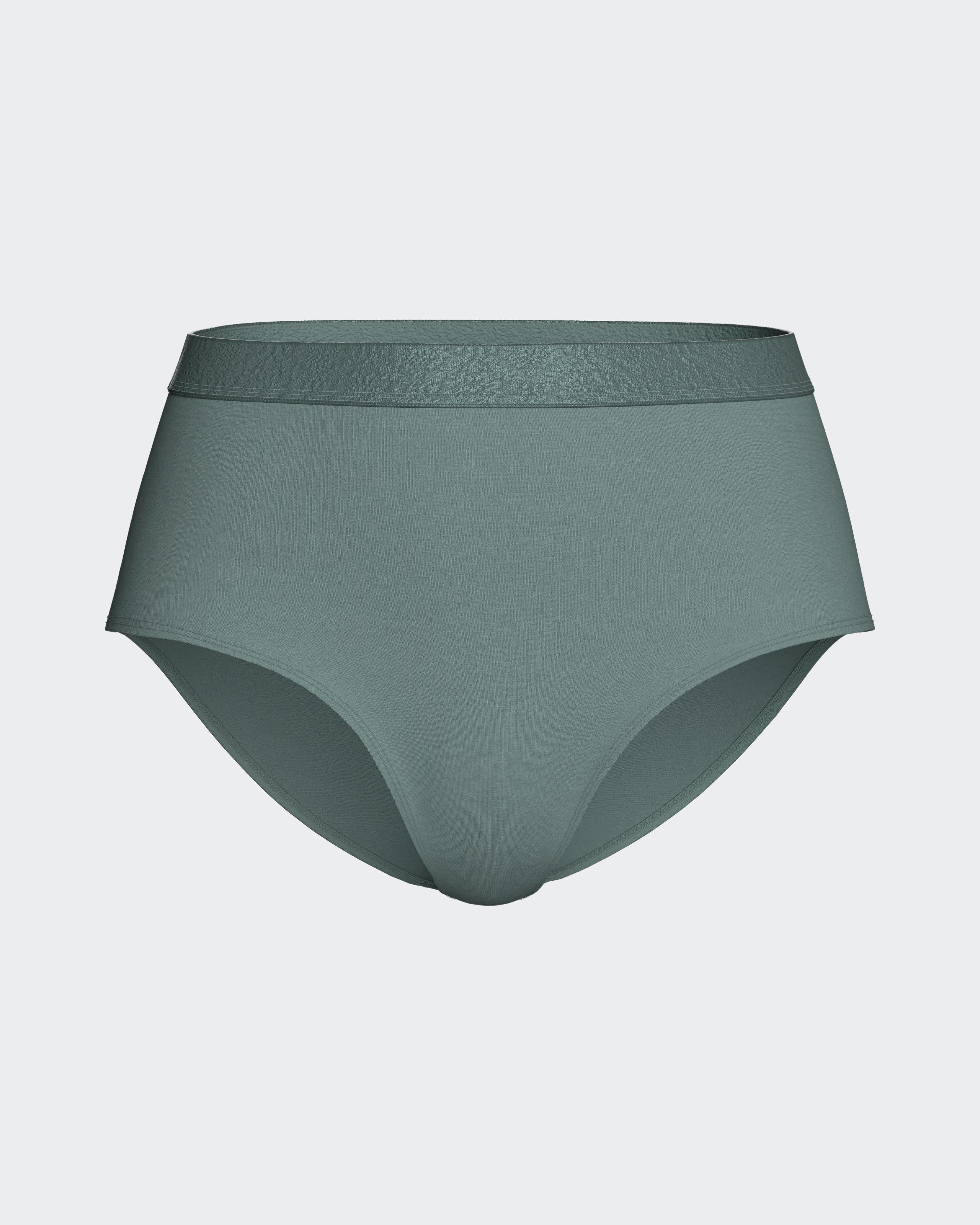Panties with elasticated high-waist in Modal