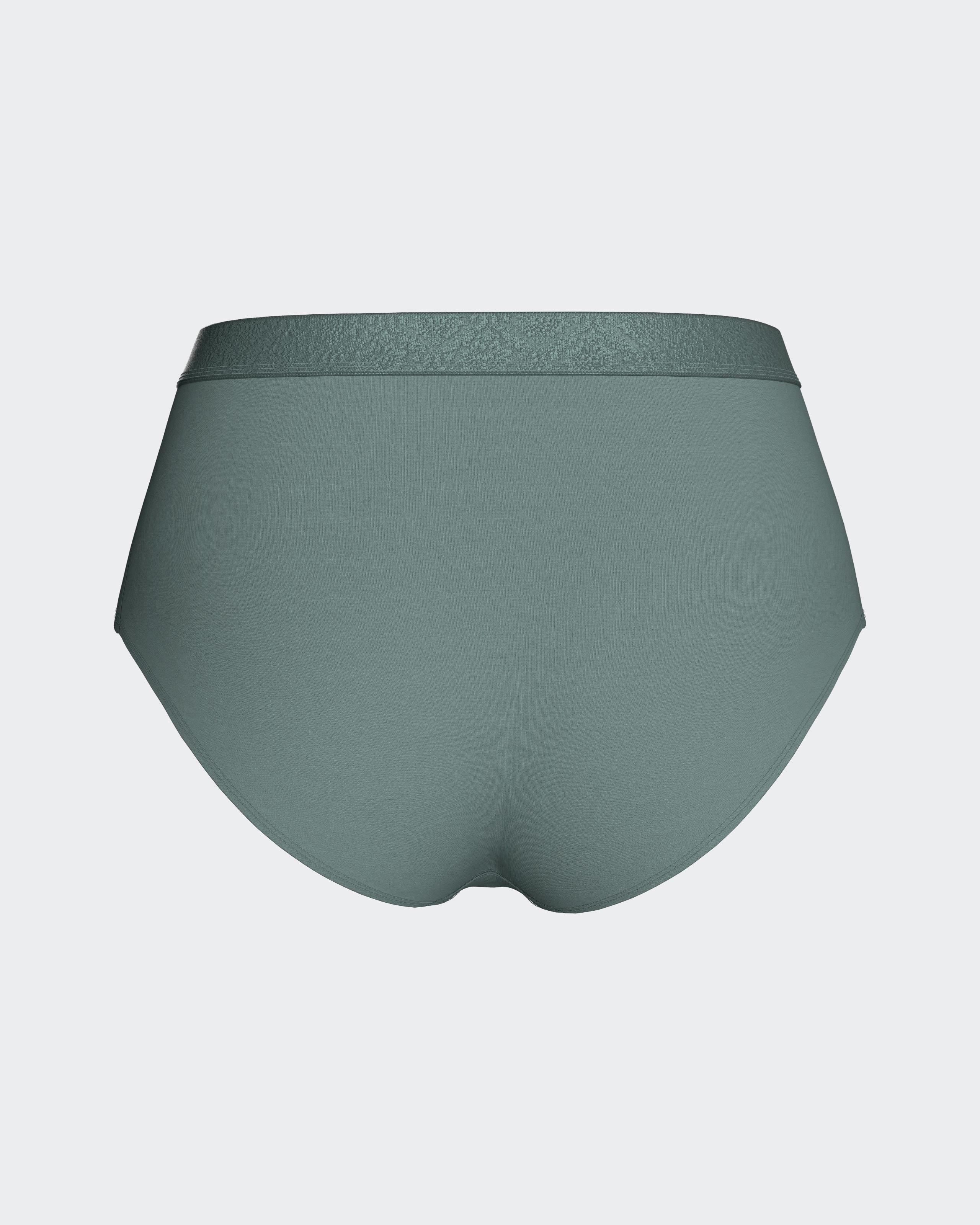 Culotte taille haute élastiquée en modal