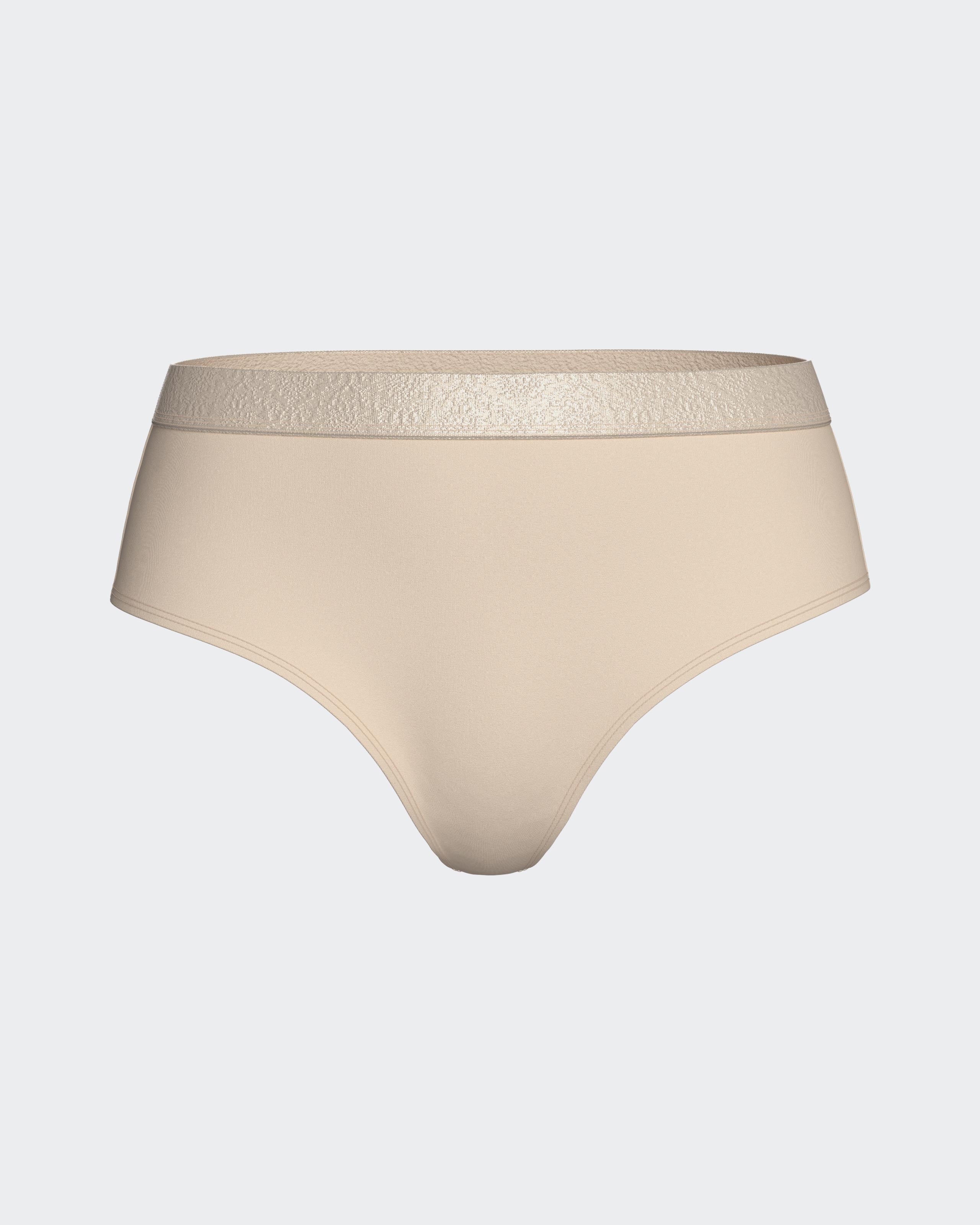 Thong with elasticated waist in Modal