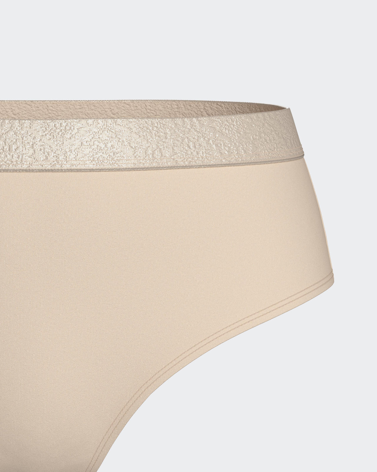 Tanga com cintura elástica em Modal