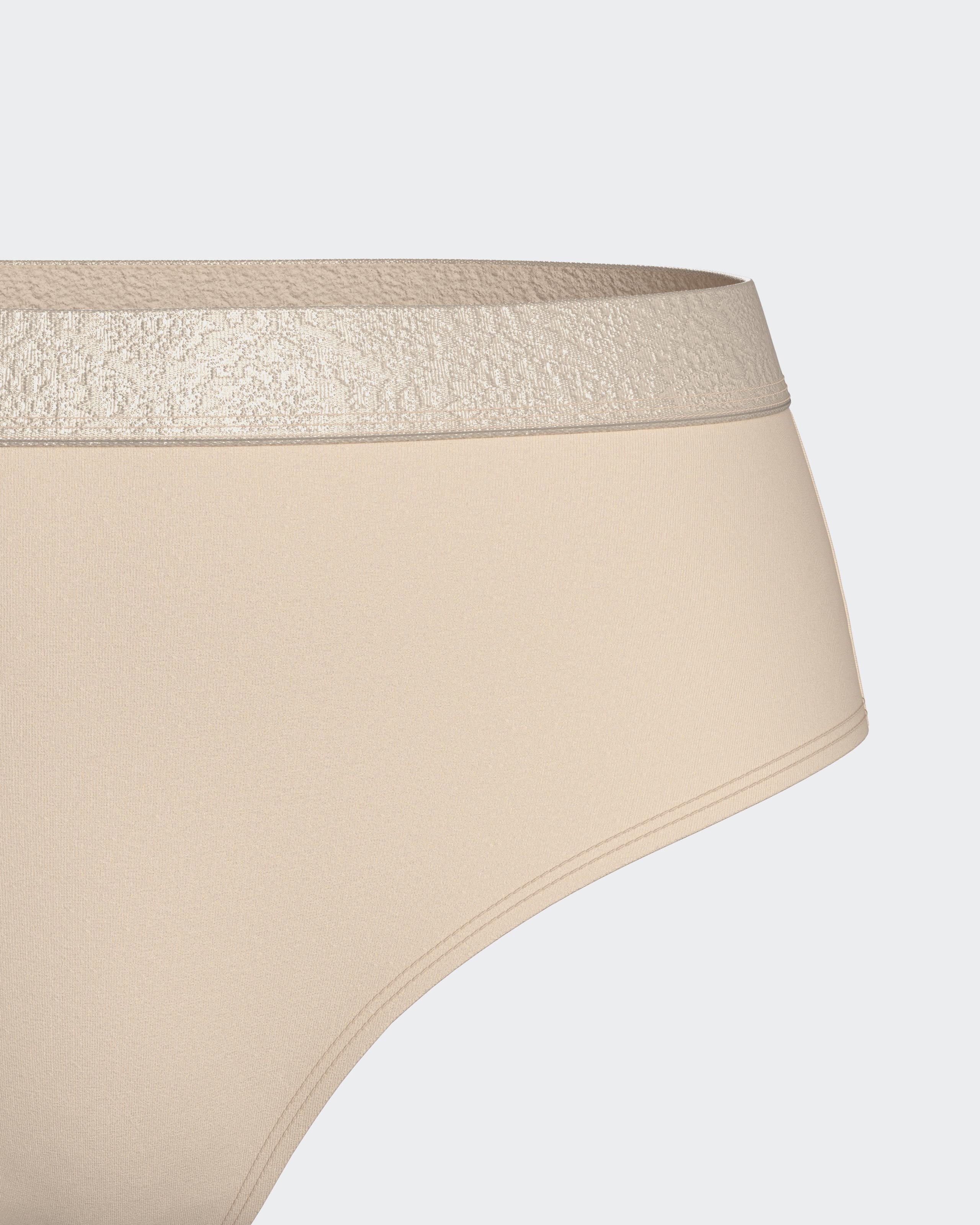 Thong with elasticated waist in Modal