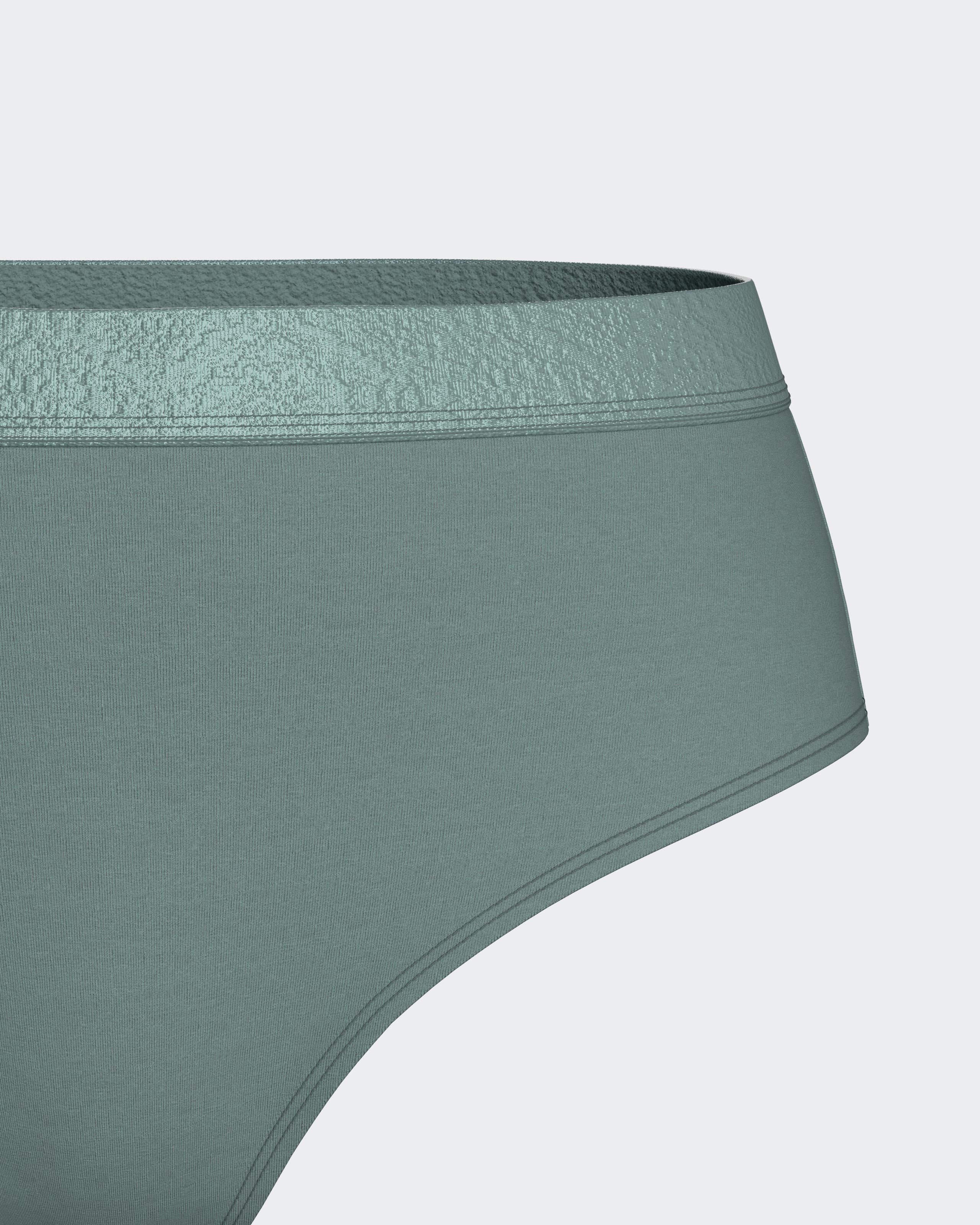Thong with elasticated waist in Modal