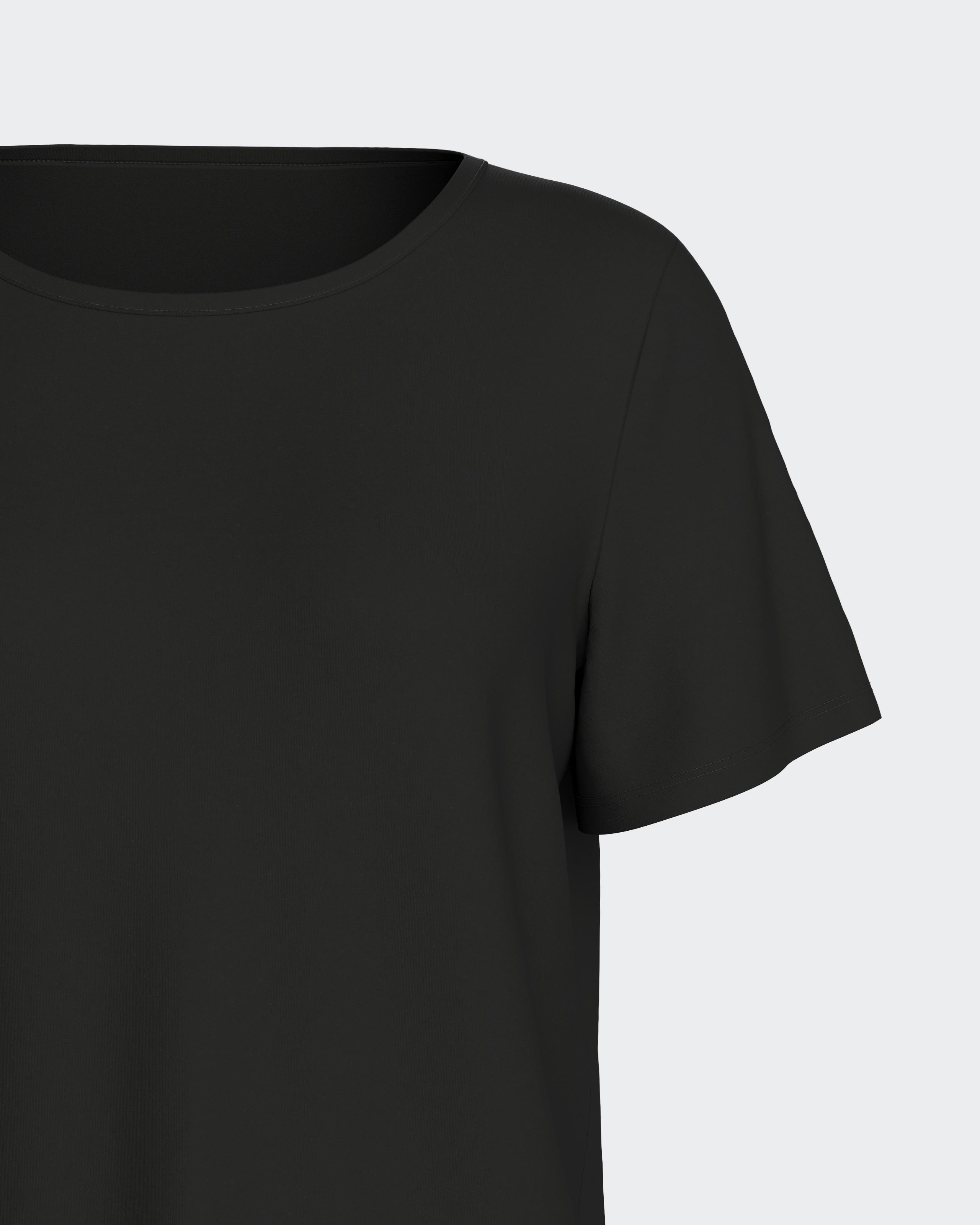 Kort pyjamas i blød modal