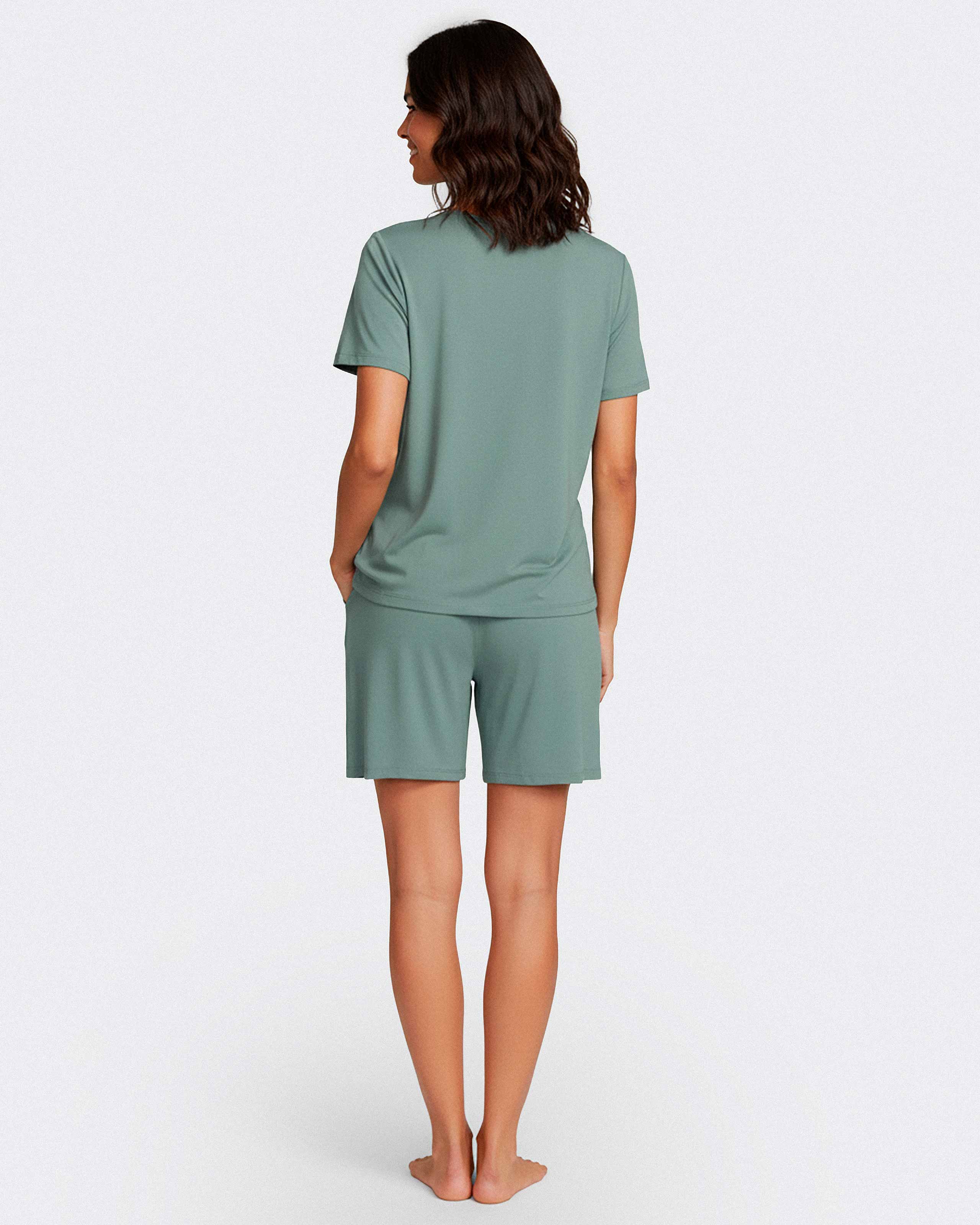 Pyjama court pour femme en modal