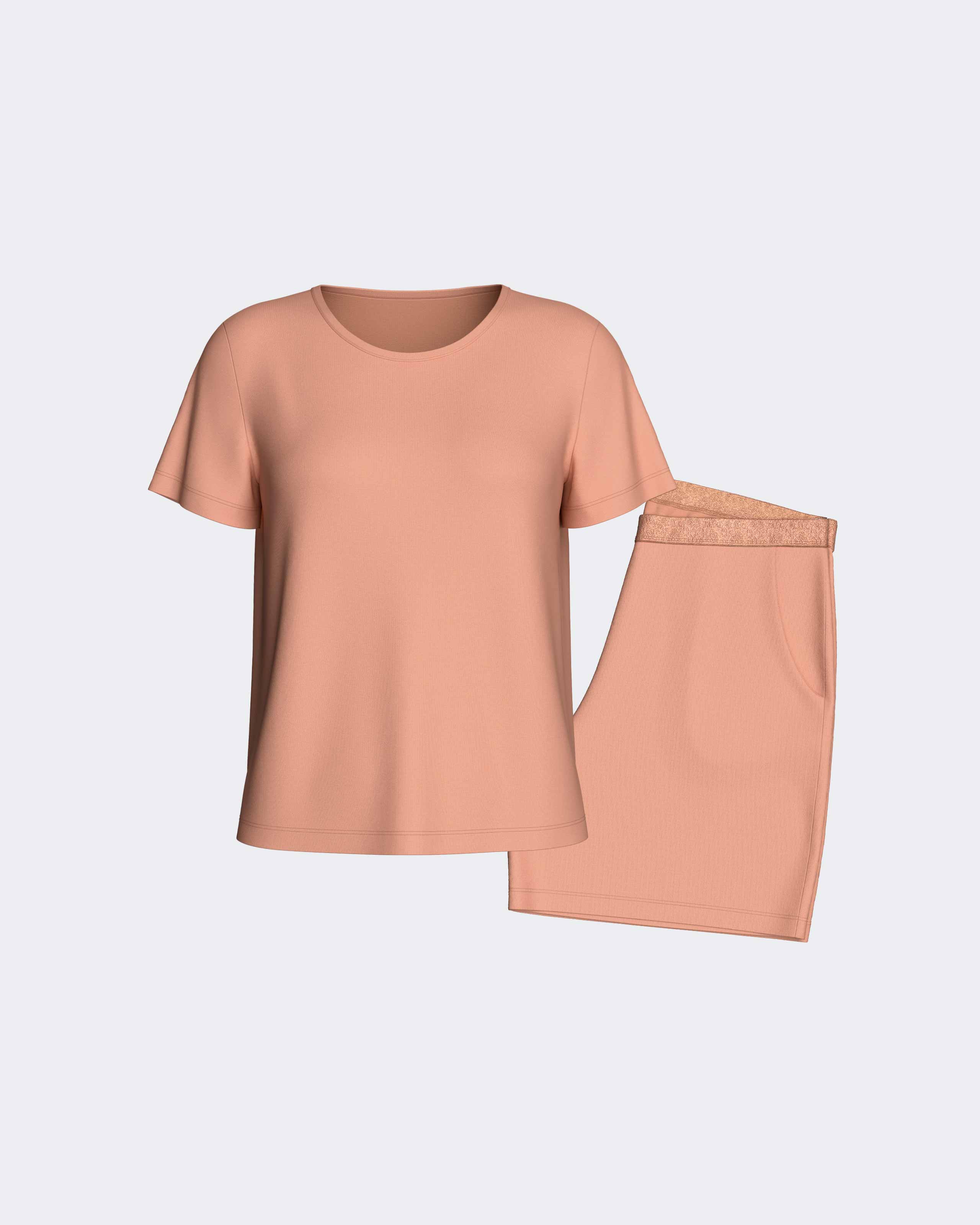 Pyjama court pour femme en modal