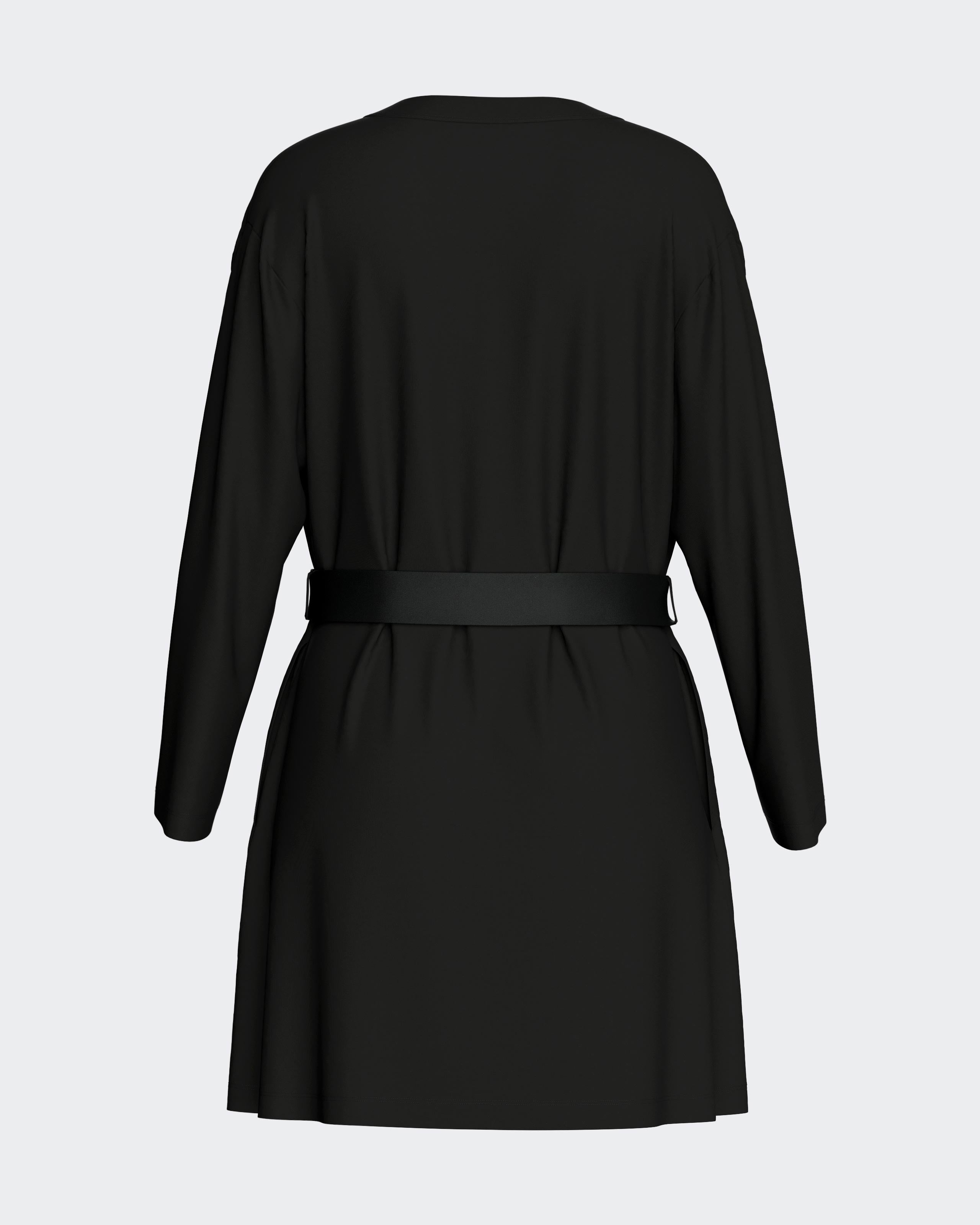 Women's short dressing gown in modal