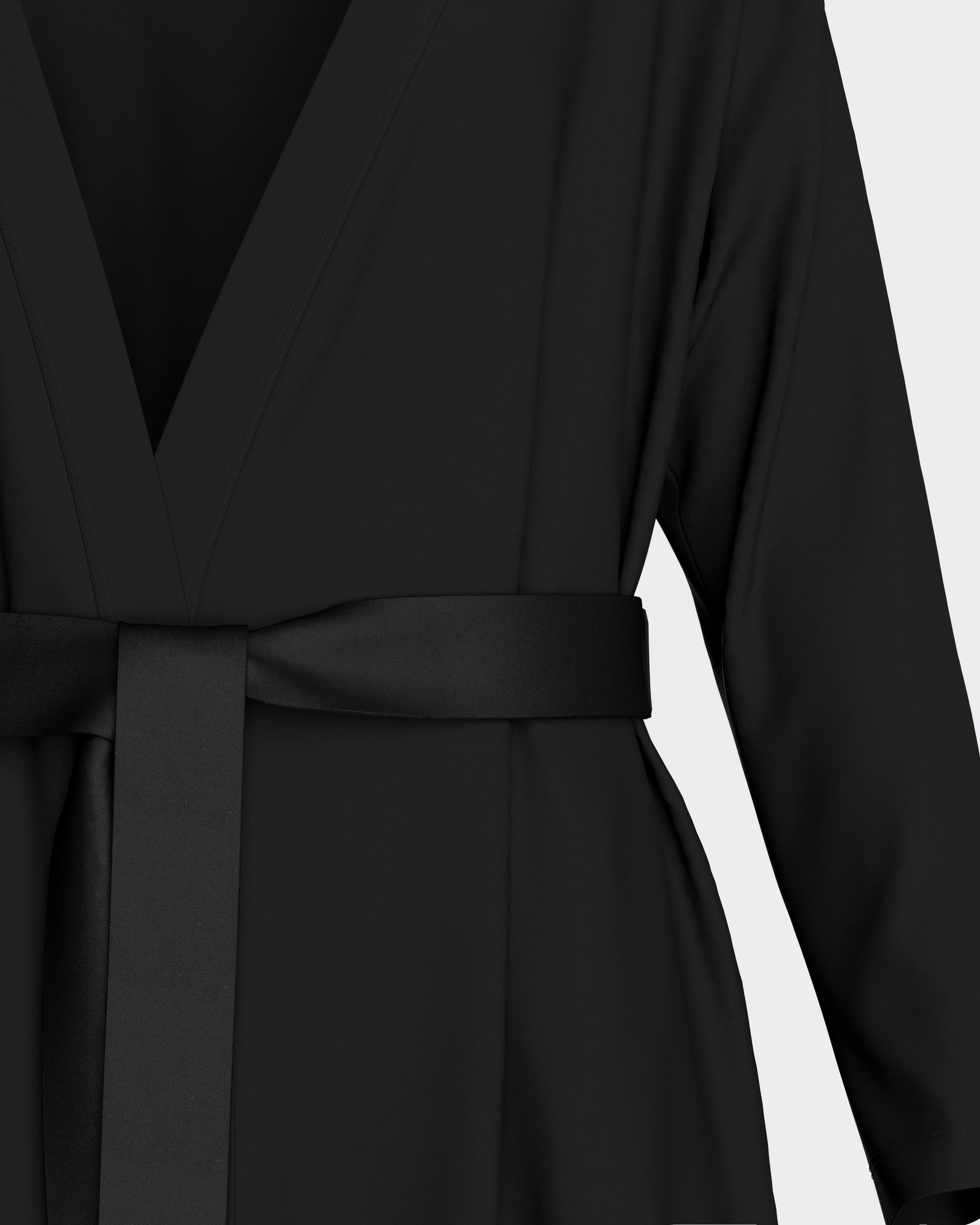Women's short dressing gown in modal