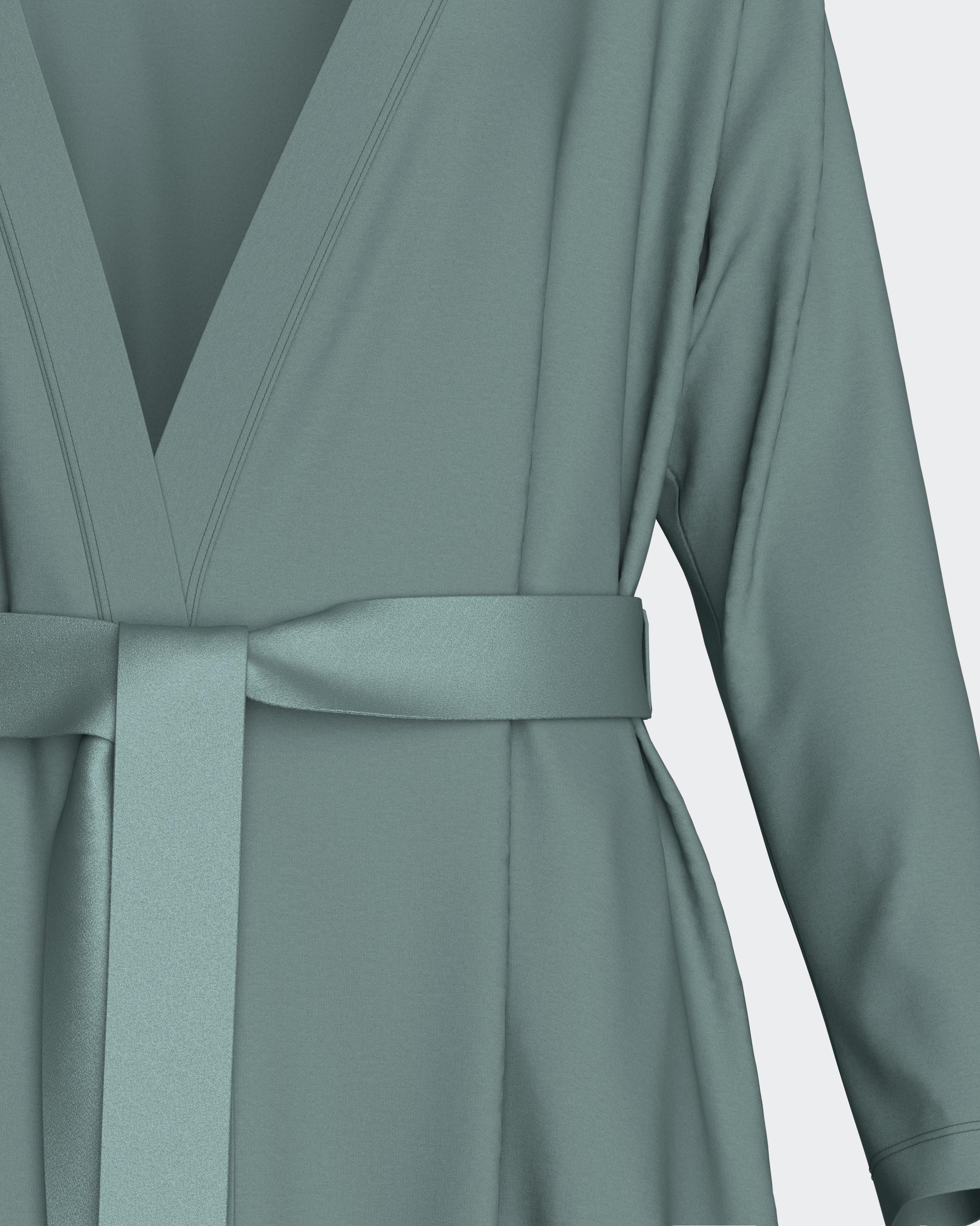 Women's short dressing gown in modal