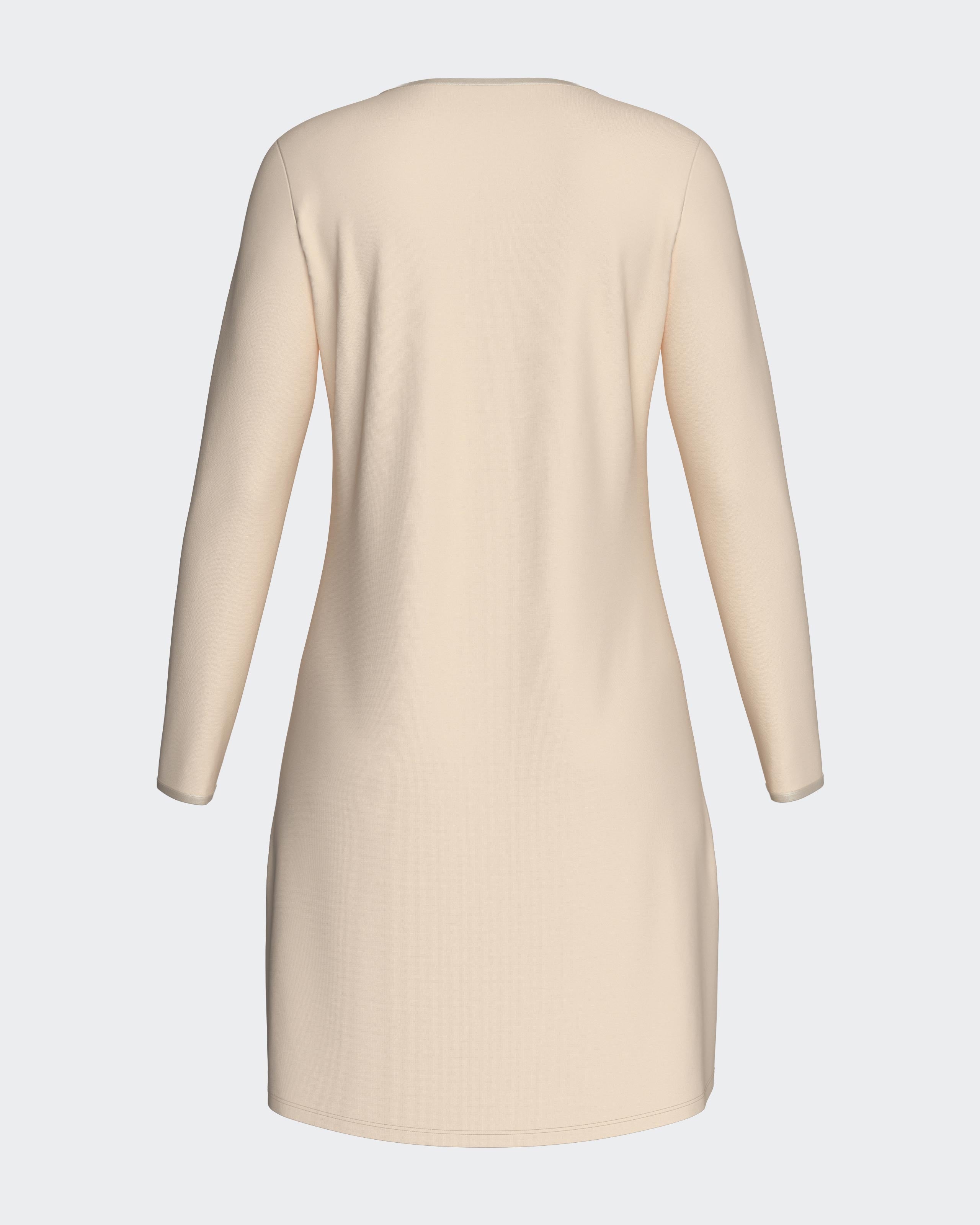 Chemise de nuit unie en modal