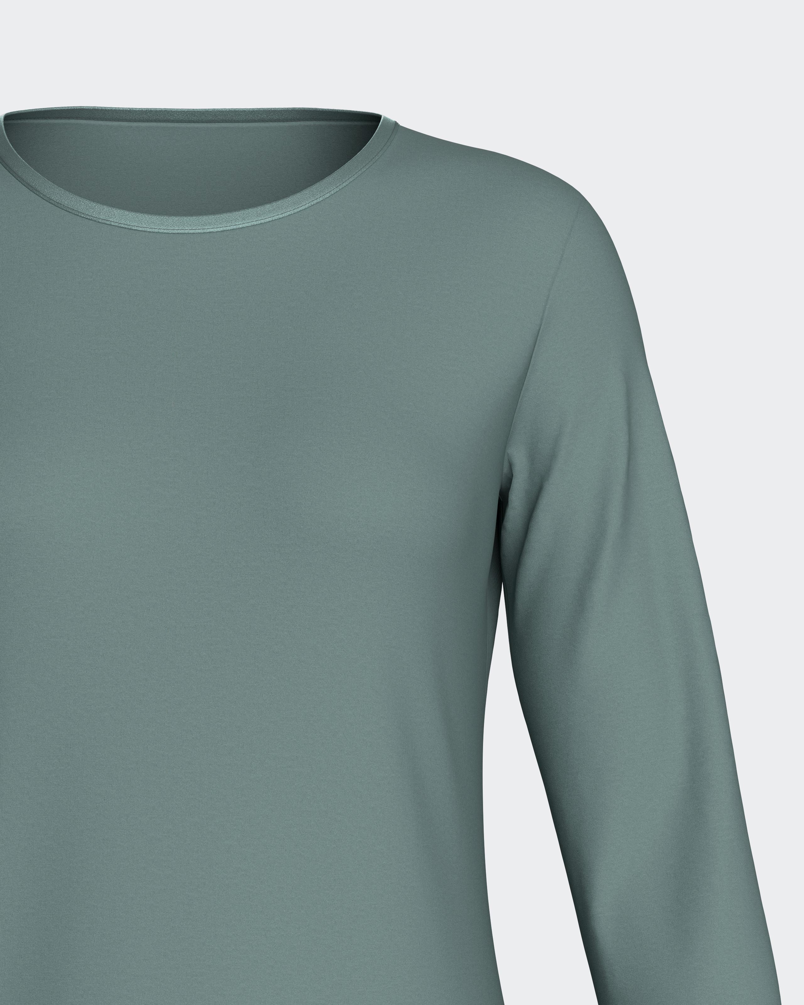 Camisa de dormir lisa em Modal