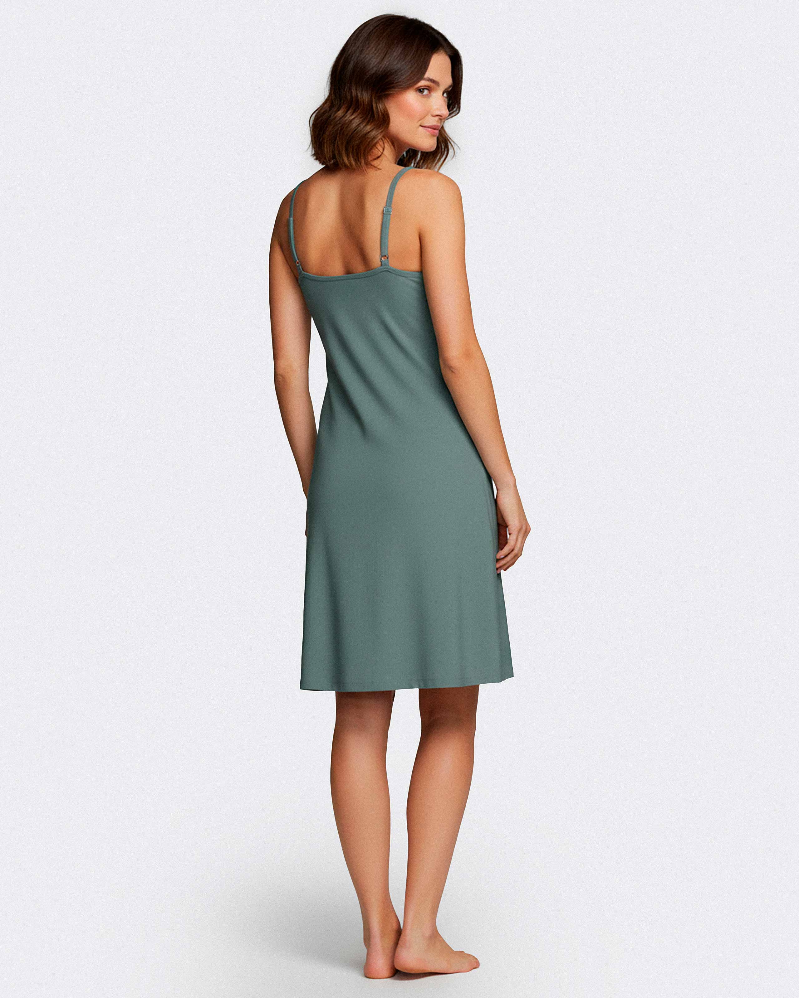 Nightdress with straps in Modal