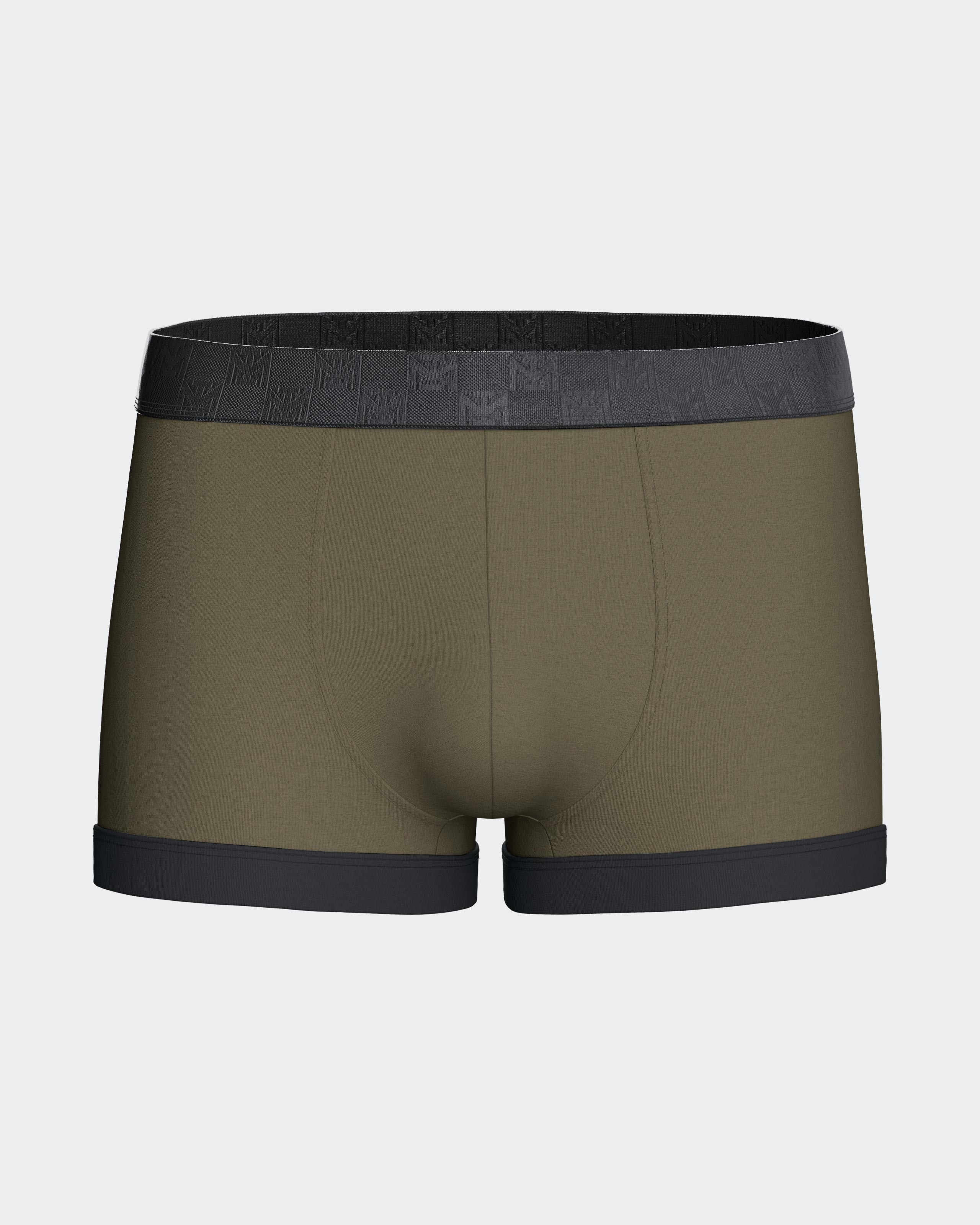 Short men's boxer in cotton