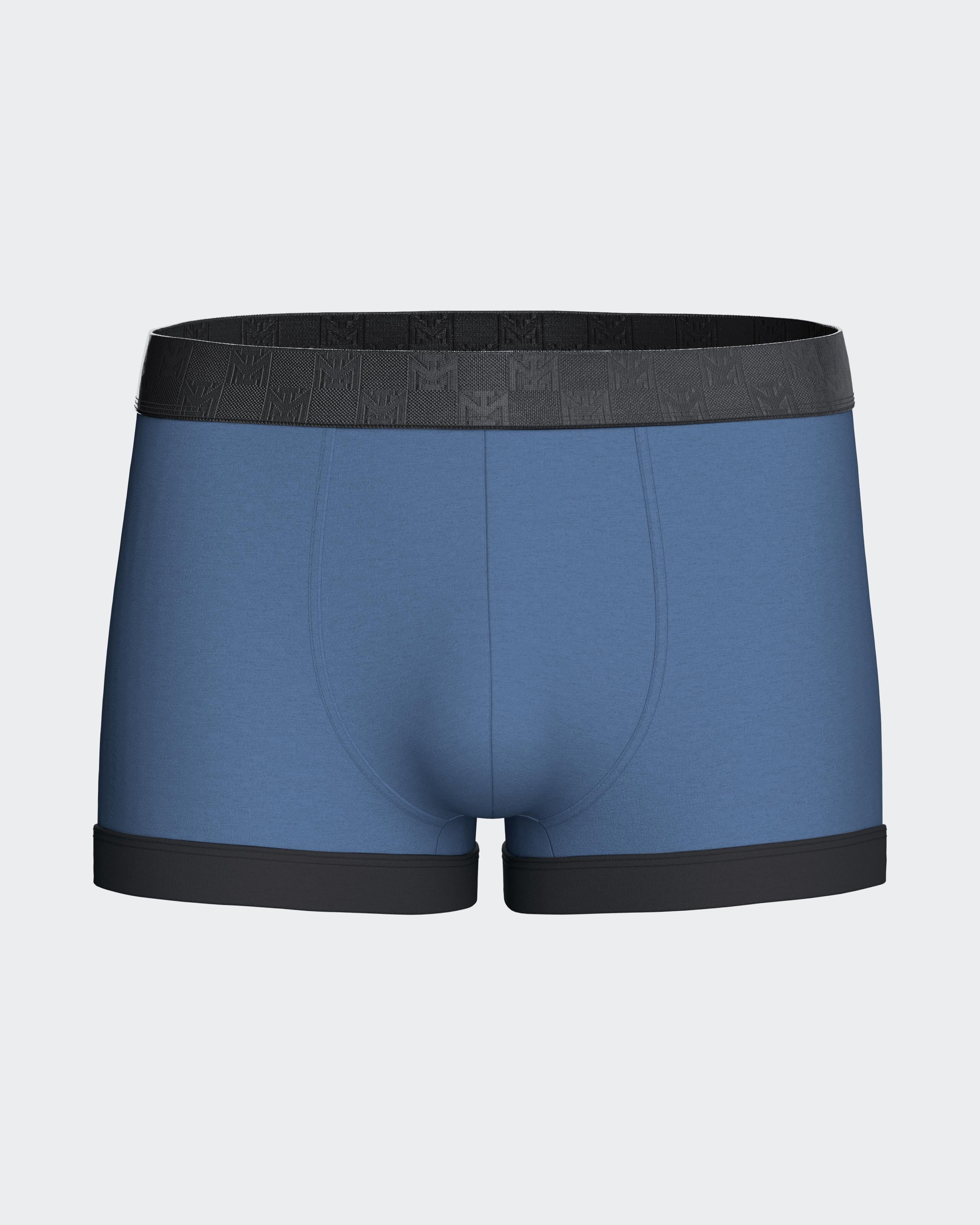 Pack of 2 short men's boxers in cotton