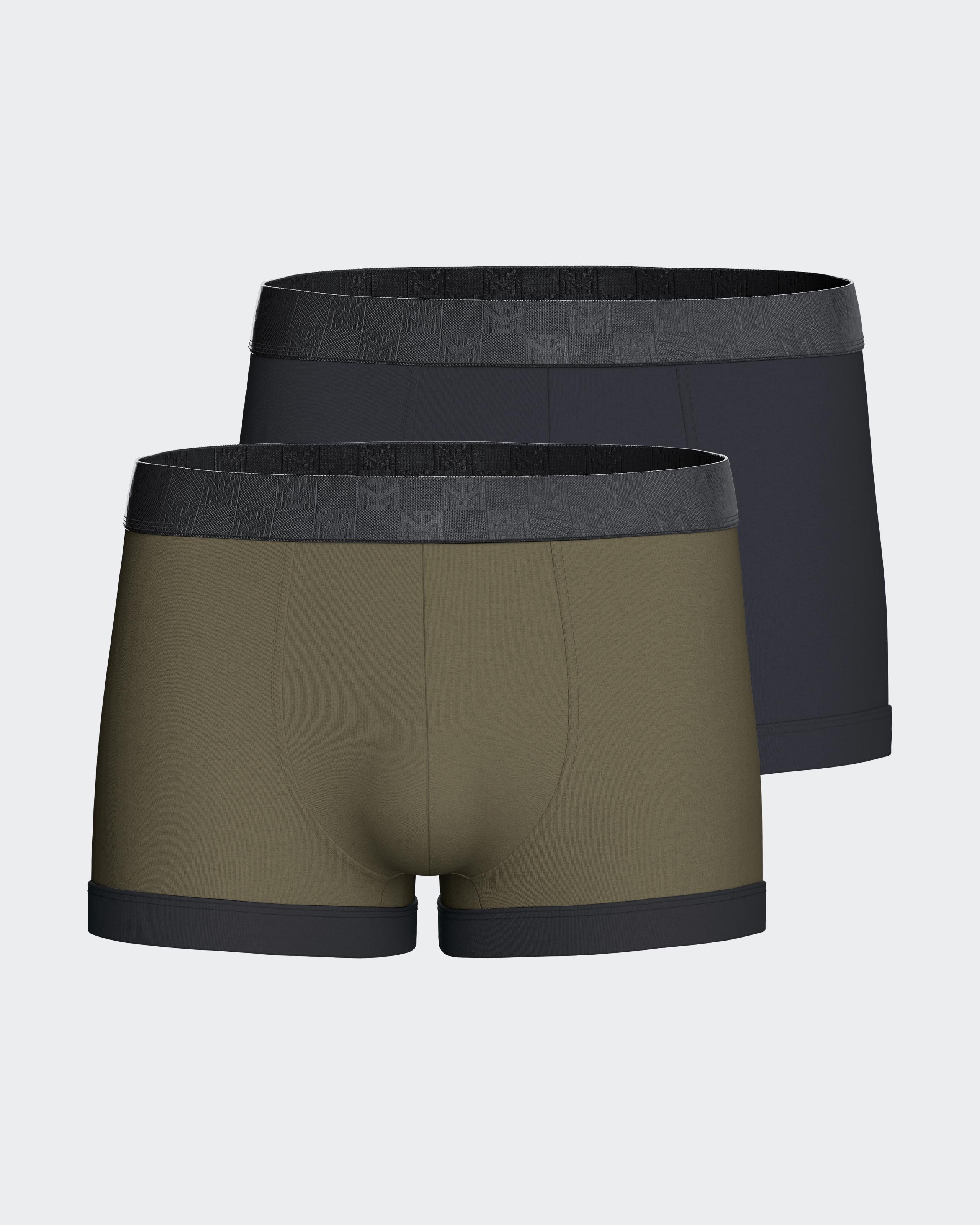 Packung mit 2 kurzen Boxershorts aus Baumwolle