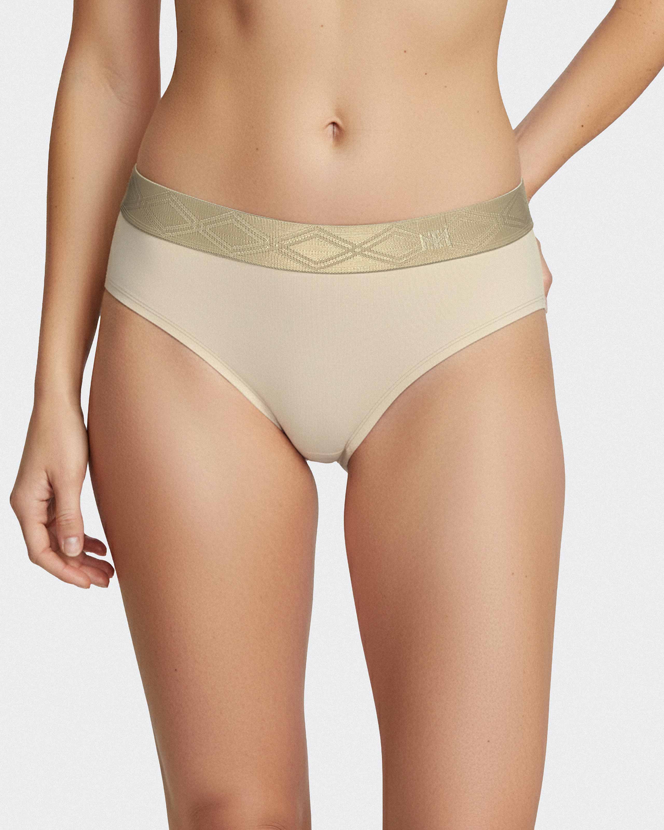 Panties with elasticated waistband in Lyocell