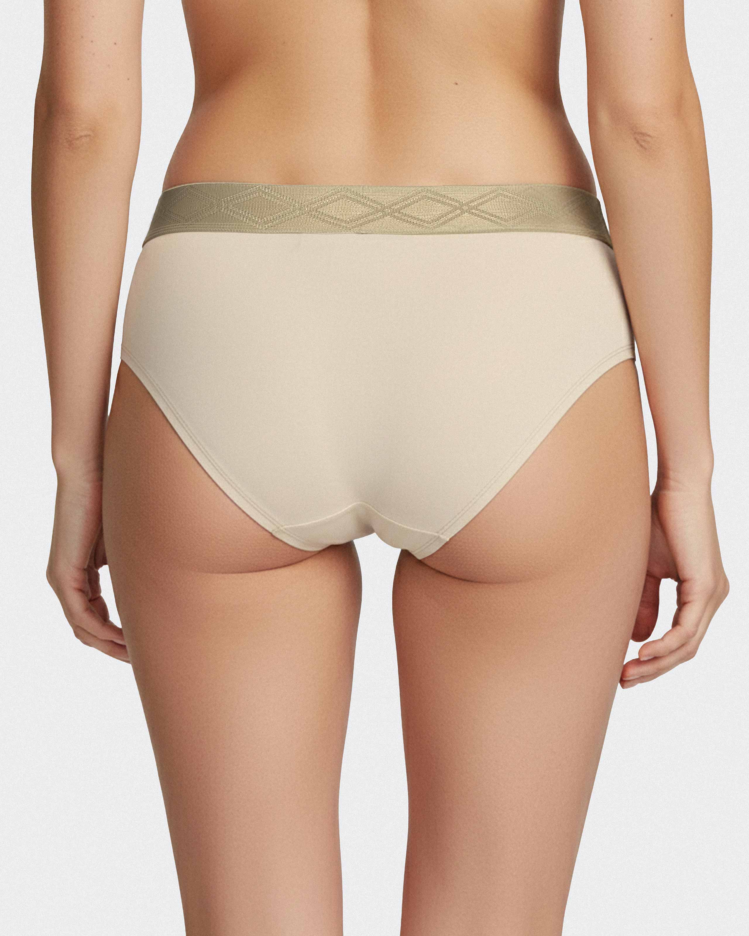 Panties with elasticated waistband in Lyocell