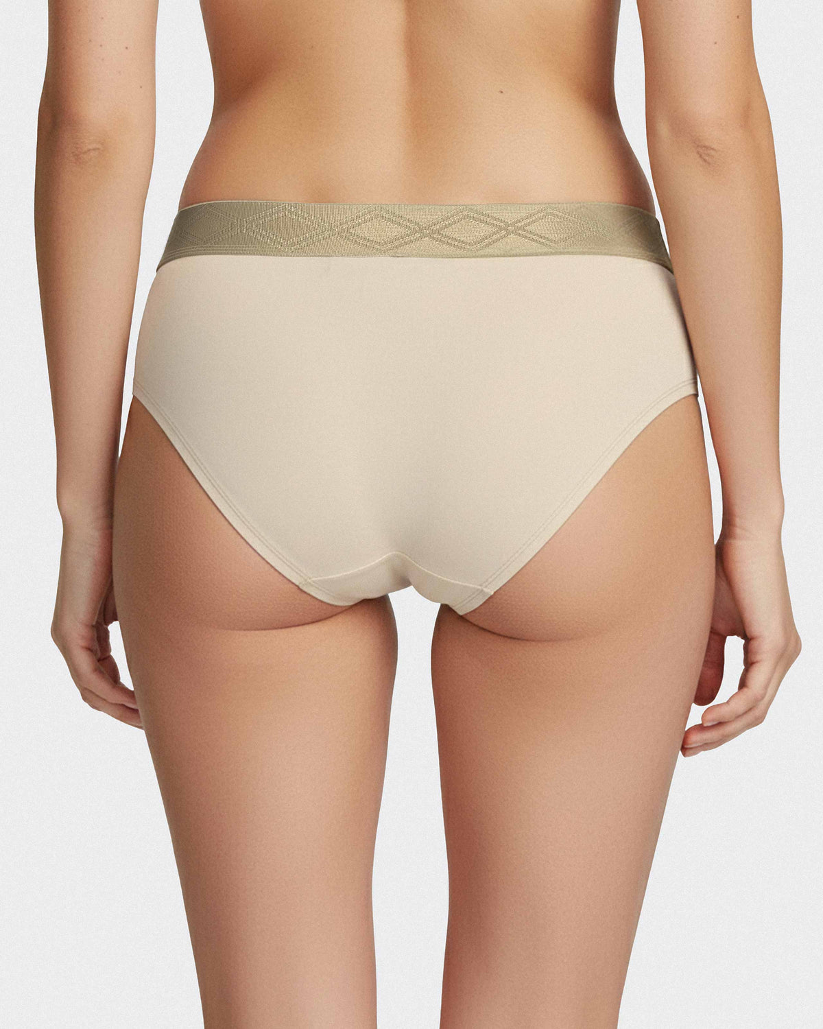 Culotte à taille élastiquée en Lyocell