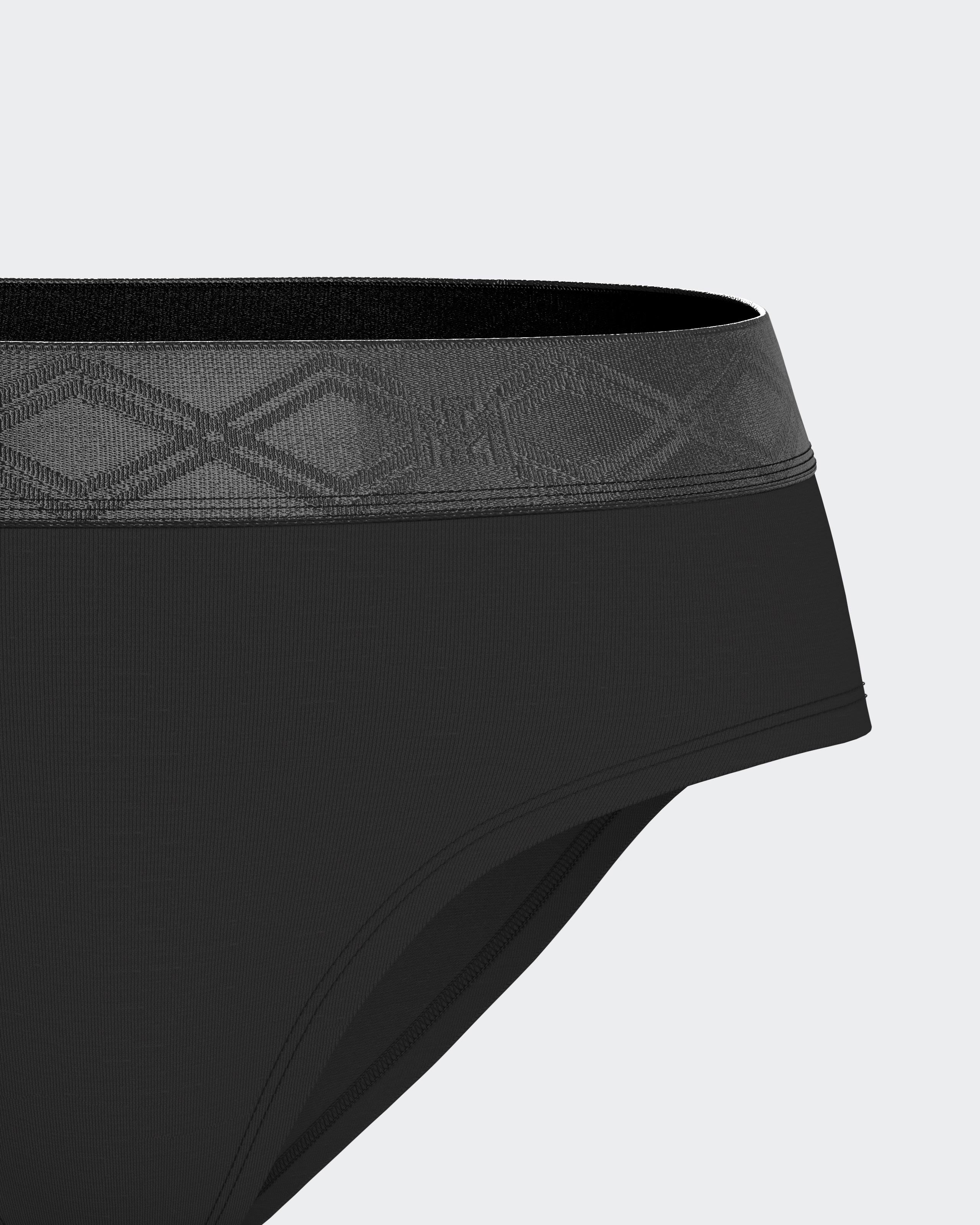 Cueca com cintura elástica em Lyocell