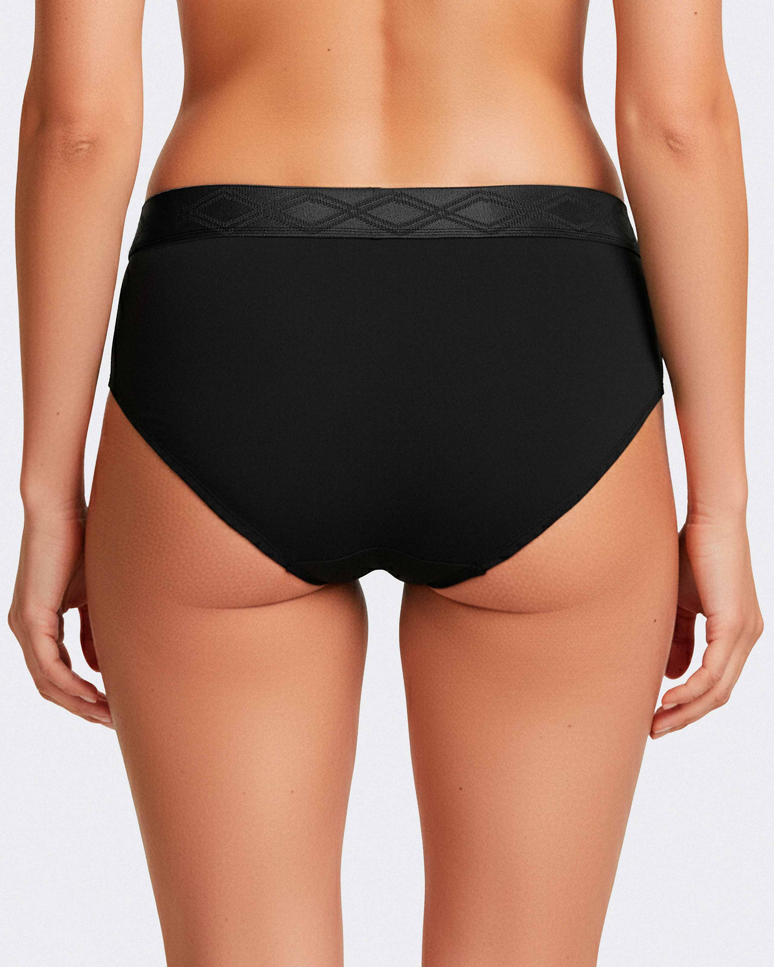Panties with elasticated waistband in Lyocell