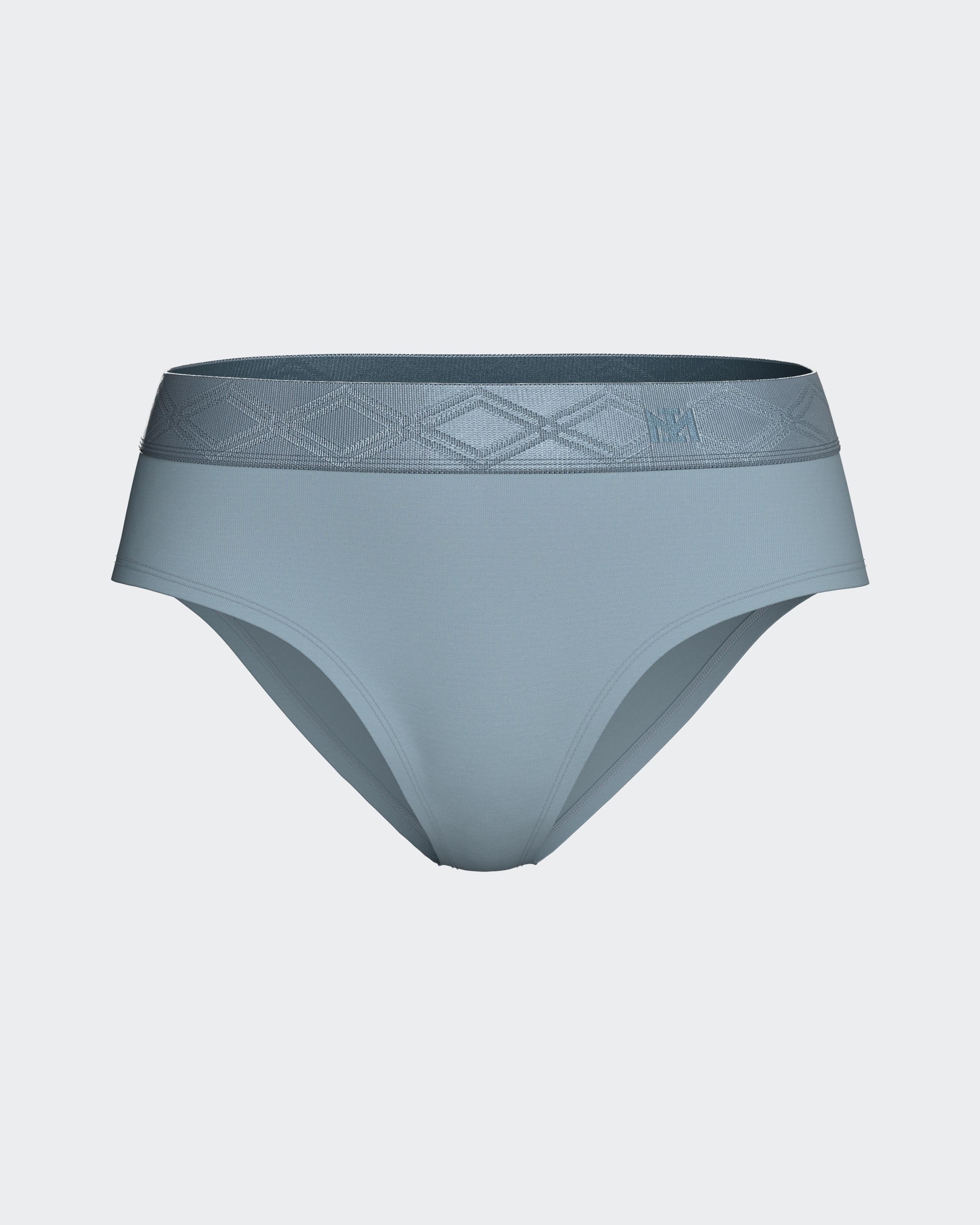 Cueca com cintura elástica em Lyocell