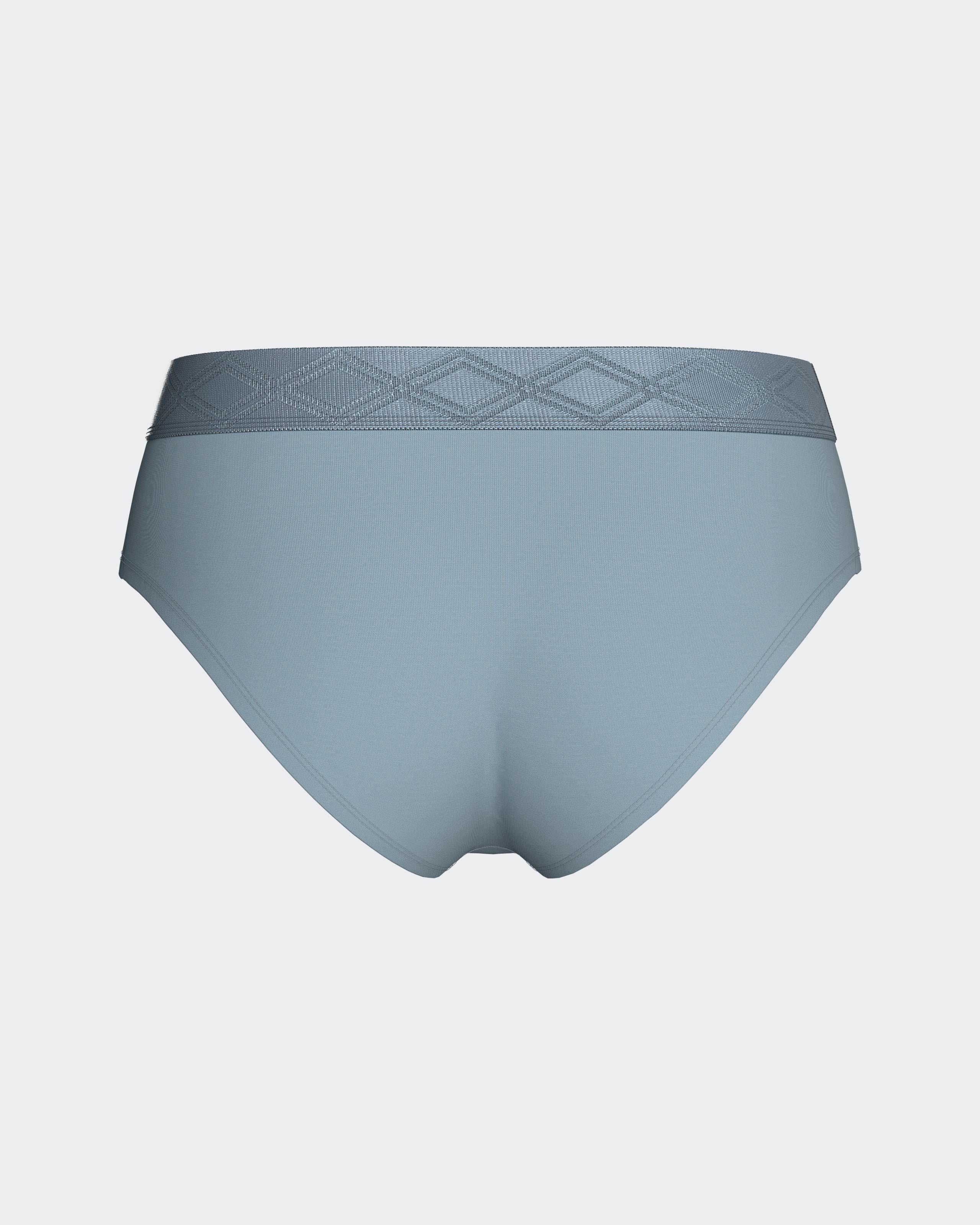 Cueca com cintura elástica em Lyocell
