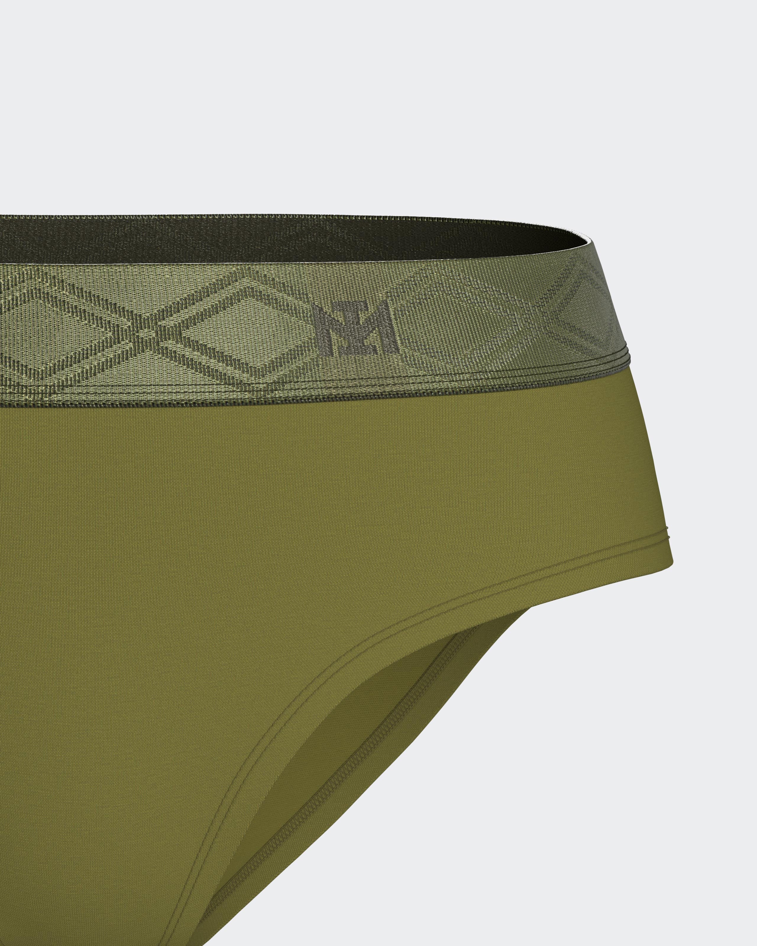 Panties with elasticated waistband in Lyocell