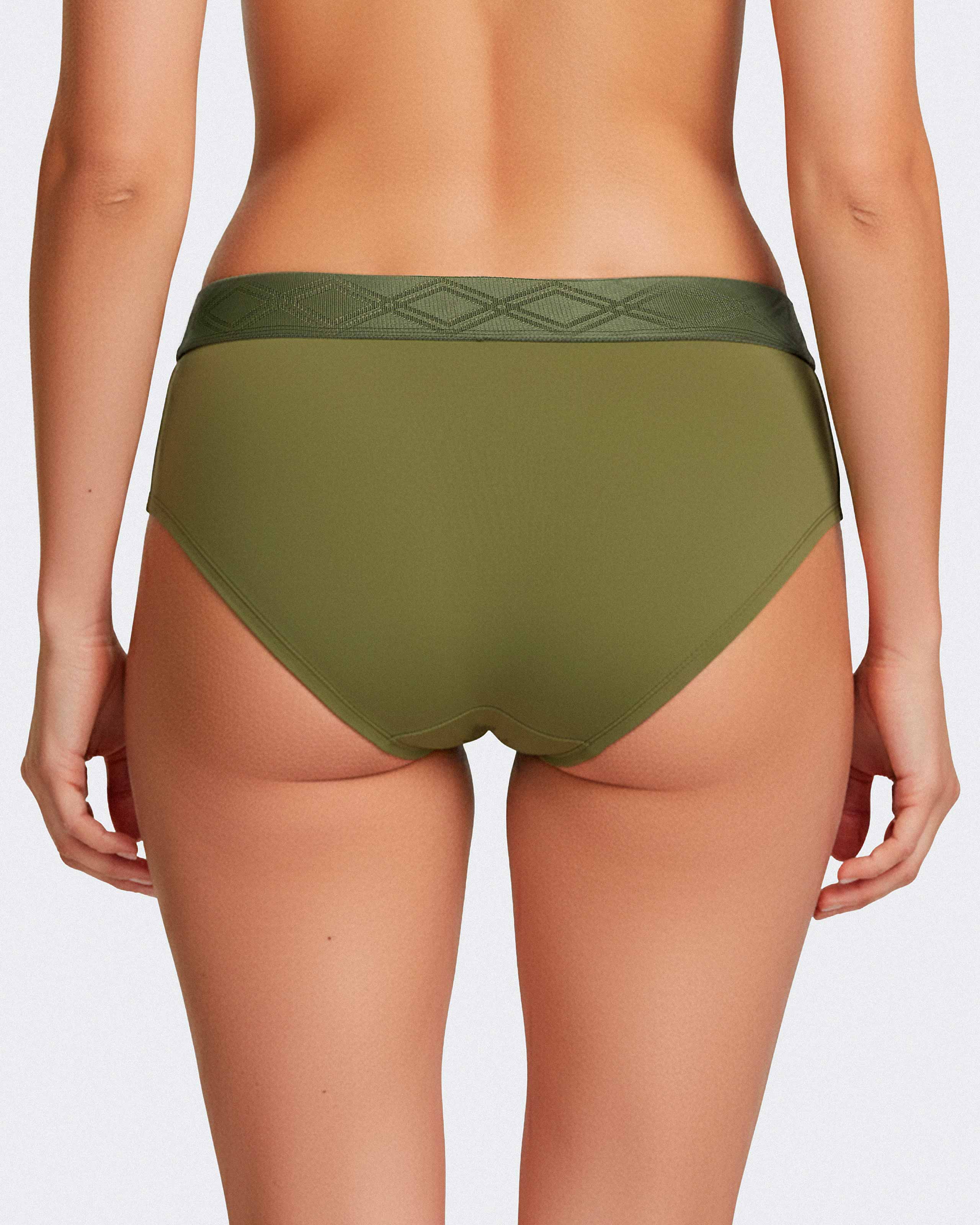 Culotte à taille élastiquée en Lyocell